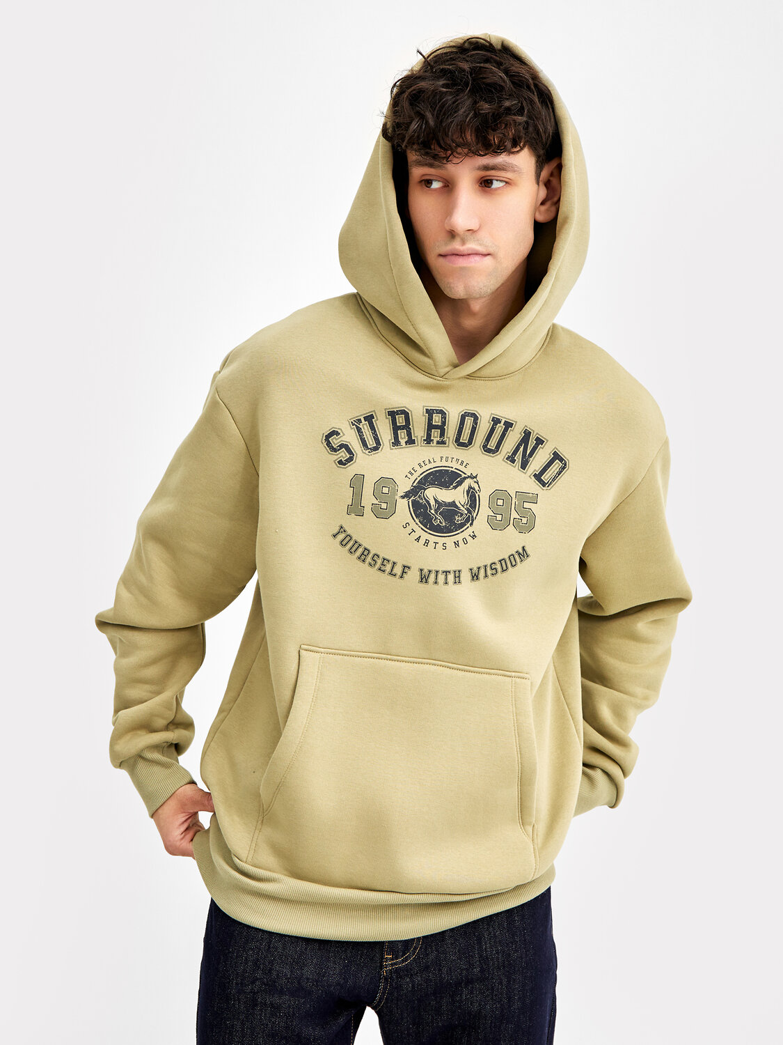 ст. цена1904руб.! MARK FORMELLE Анорак 121806-1пыльный хаки +печать