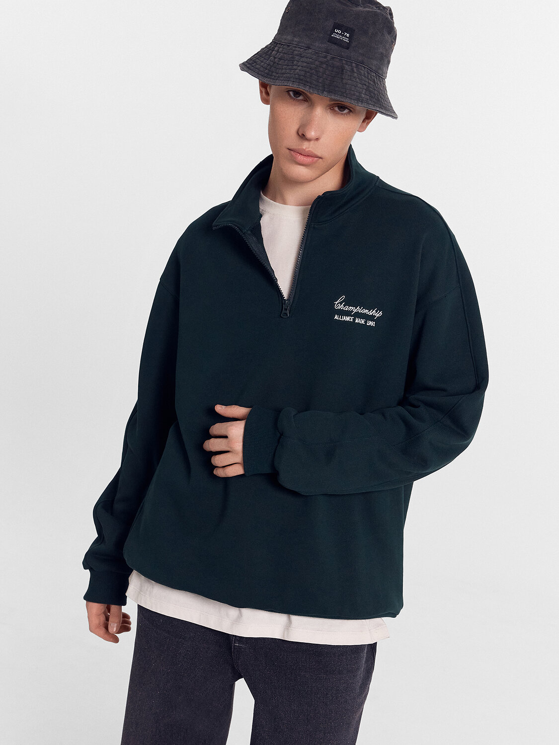 ст. цена2024руб.! MARK FORMELLE Толстовка 121916зеленый бархат