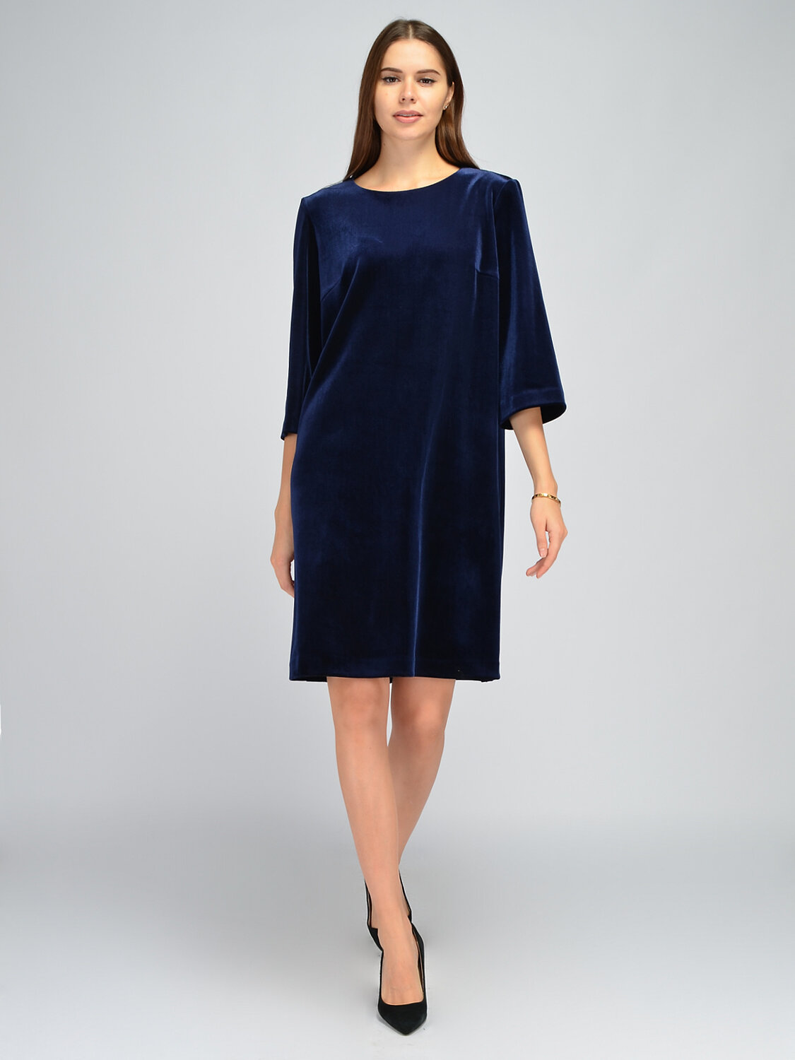 ст. цена2832руб.! VISERDI Платье 10248-тсн 3431625синий