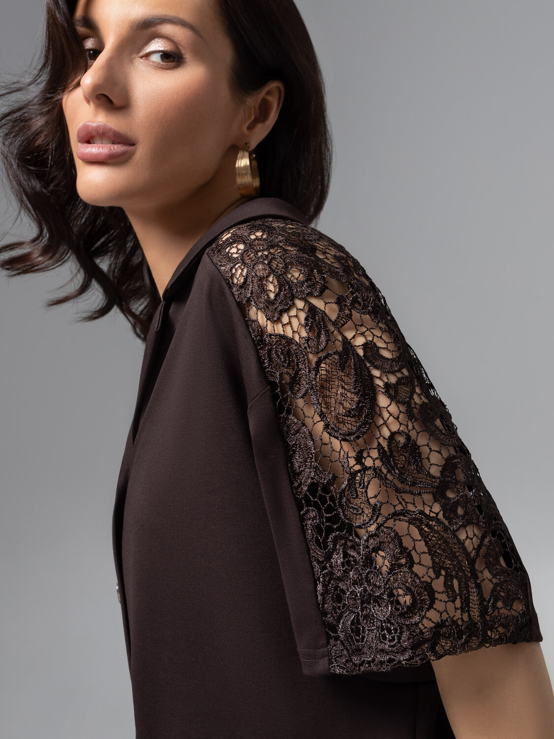 ст. цена2565руб.! CHARUTTI Рубашка 11884Коричневый