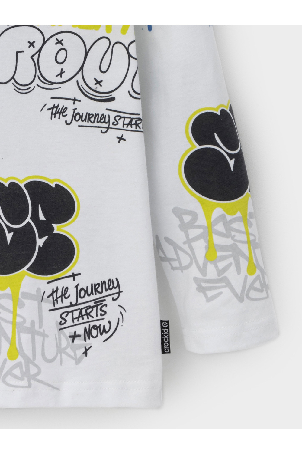 Crоckid Лонгслив КР 302273-1 белый Н242 к720 Crоckid