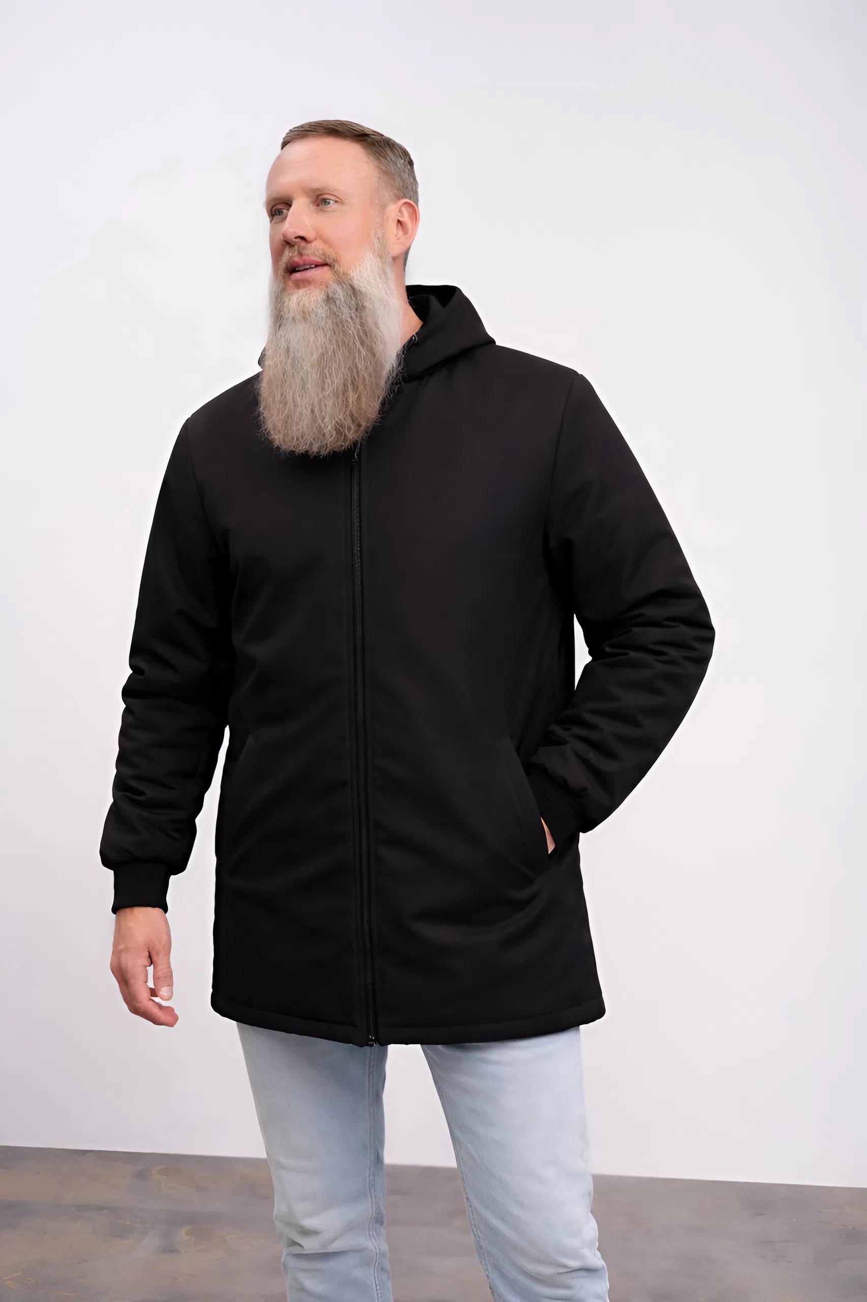 Полупальто мужское демисезонное