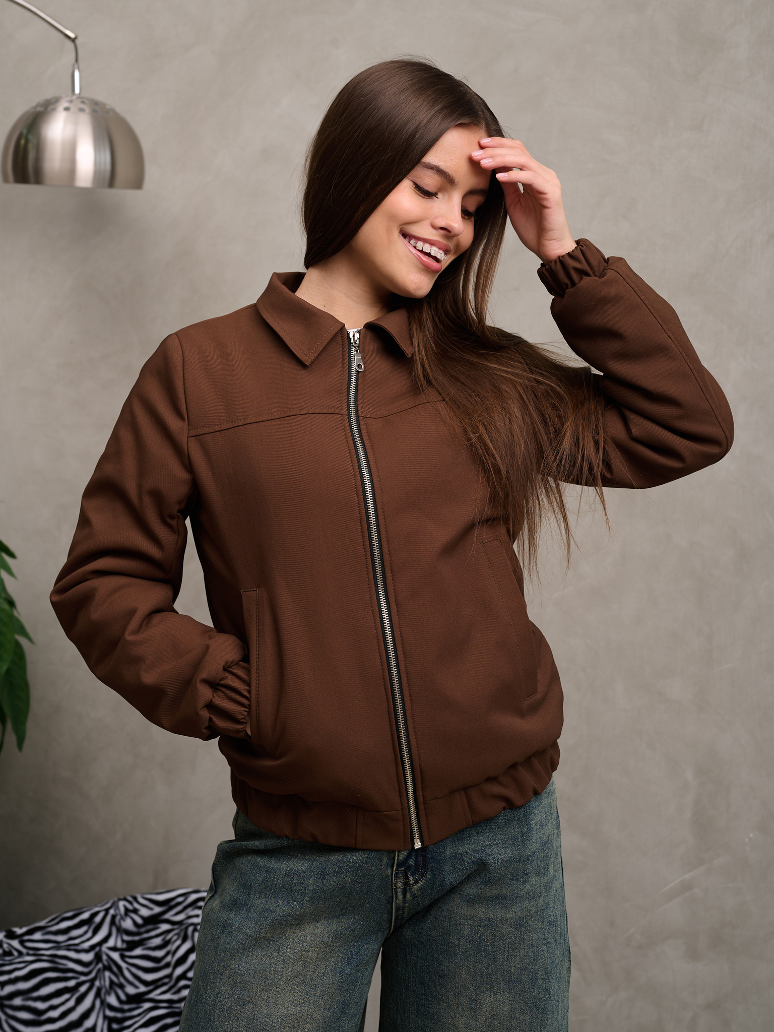 Бомбер женский