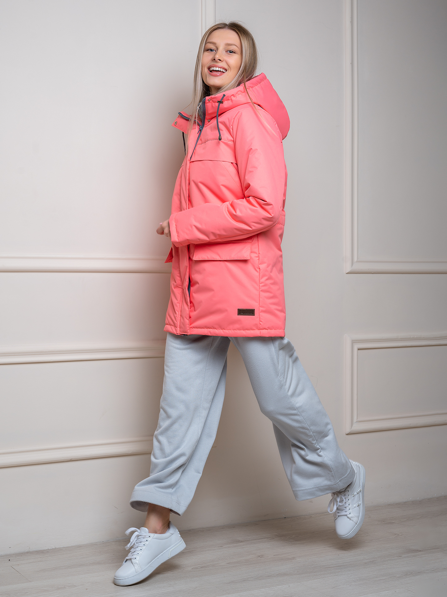 Женская парка на флисе