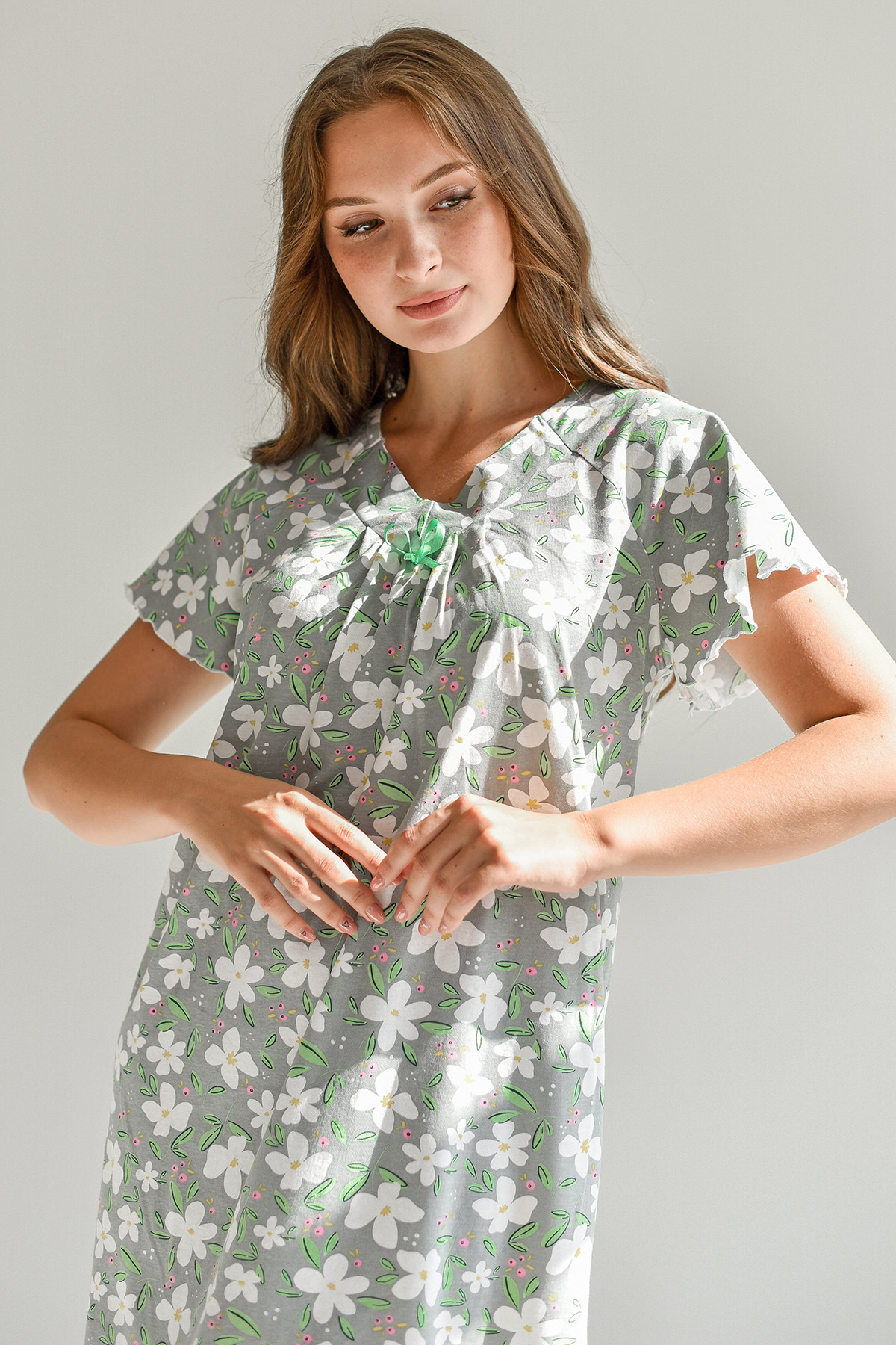 СТ. ЦЕНА 635 руб//Сорочка ночная женская