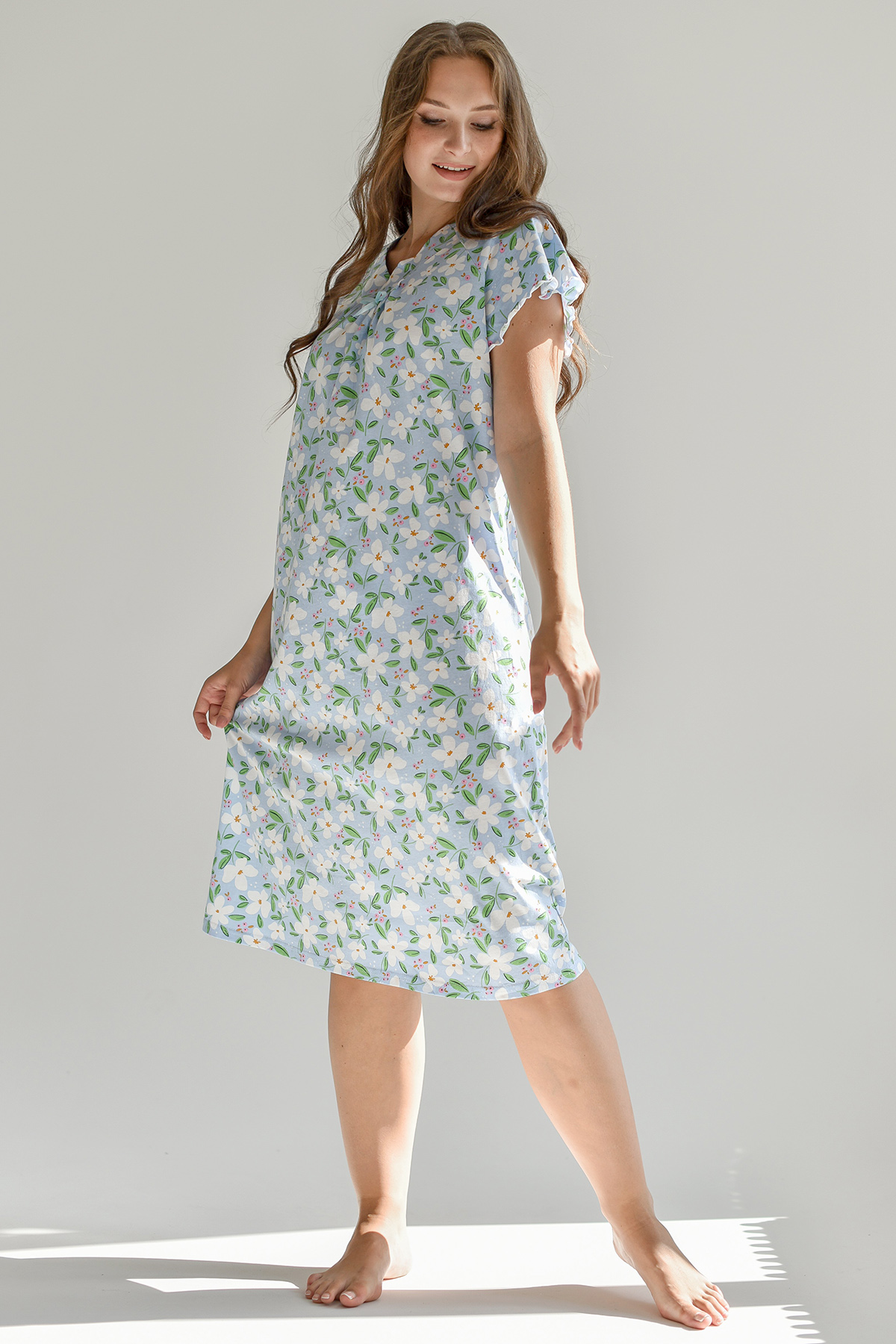 СТ. ЦЕНА 635 руб//Сорочка ночная женская