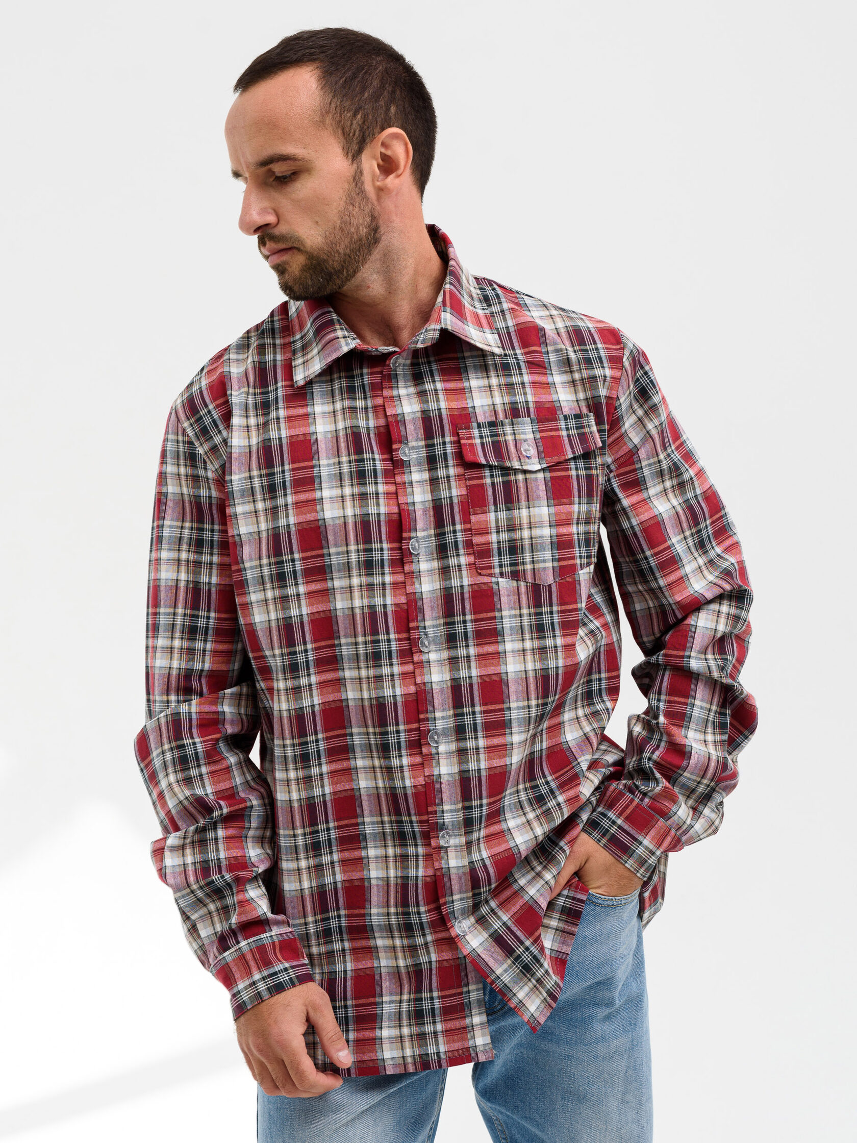 СТ. ЦЕНА 790 руб//Сорочка верхняя мужская