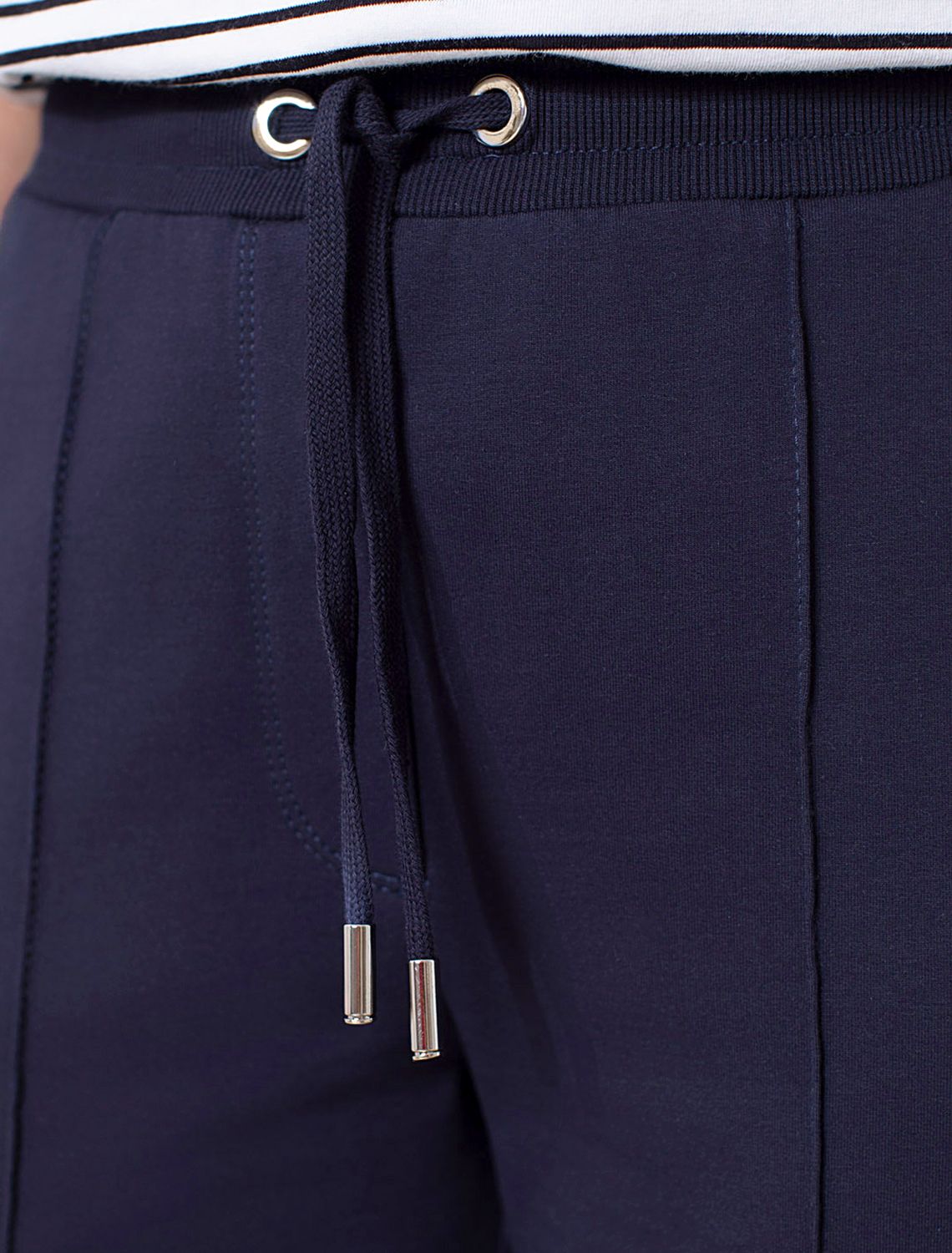 Трикотажные брюки на резинке из футера двухнитки эластичные