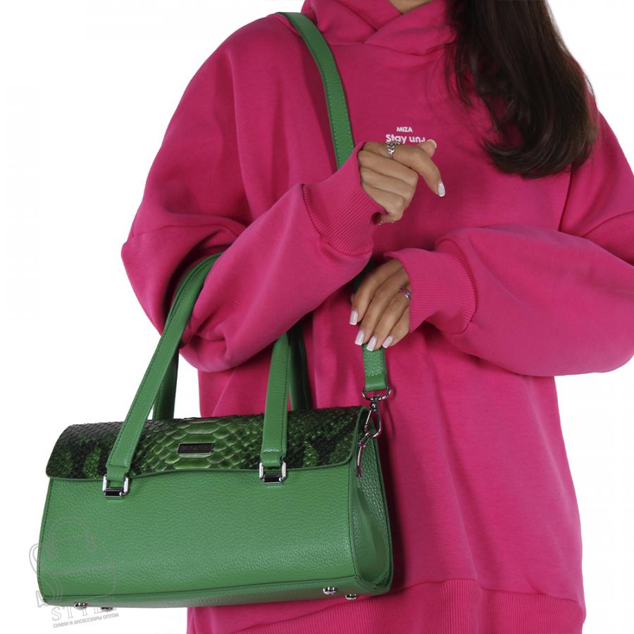 Сумка женская 593361 green Velina Fabbiano-Safenta/50