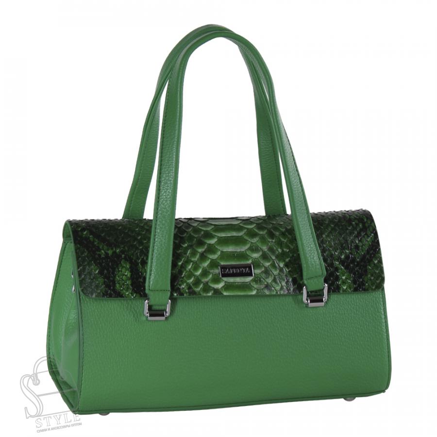 Сумка женская 593361 green Velina Fabbiano-Safenta/50