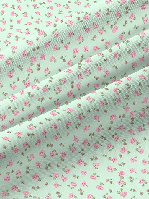 Пододеяльник 1,5сп бязь 125 (145*210) Реноме 500266-2 Шарман мелкие цветы (арт.35/102)