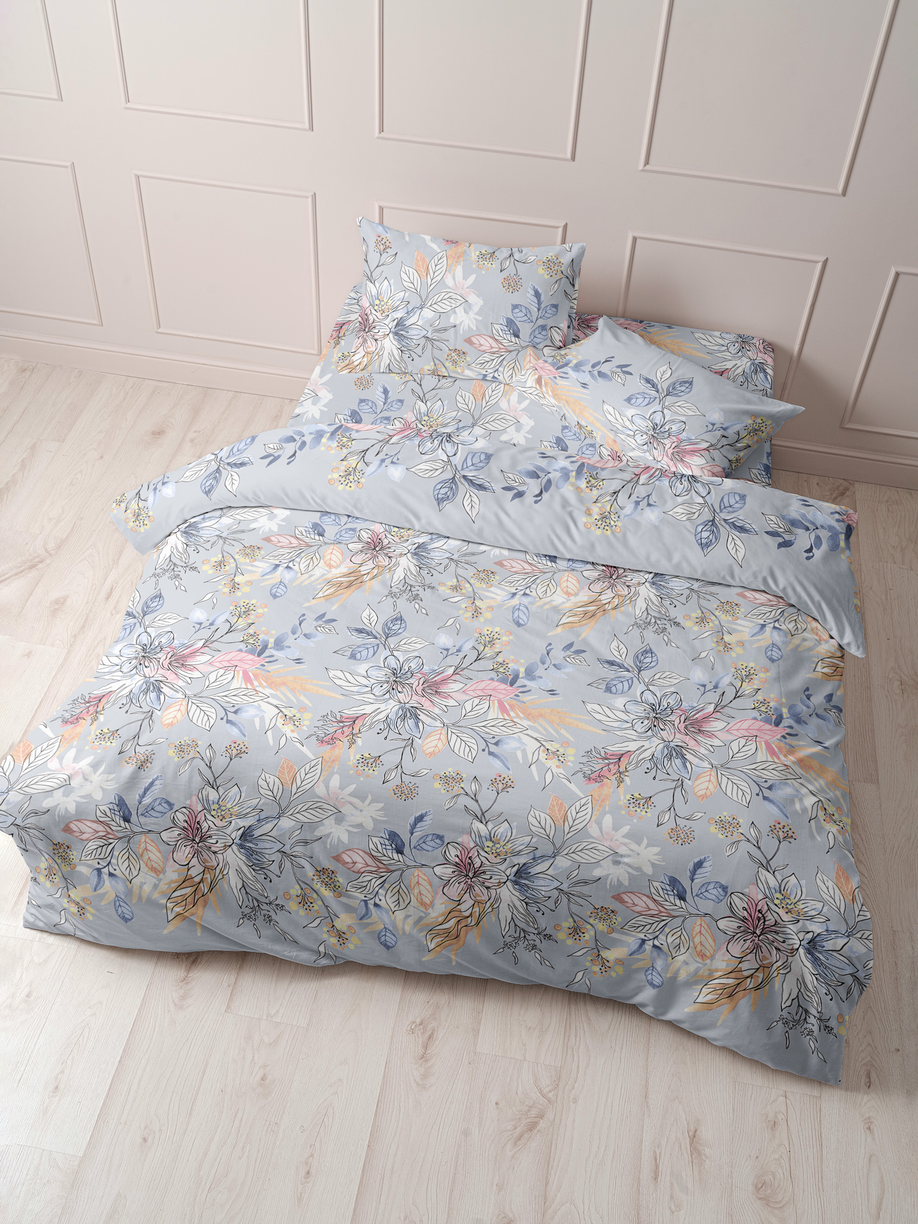 Пододеяльник евро (210*226) бязь Шуя Реноме 217671 (арт.61/121)