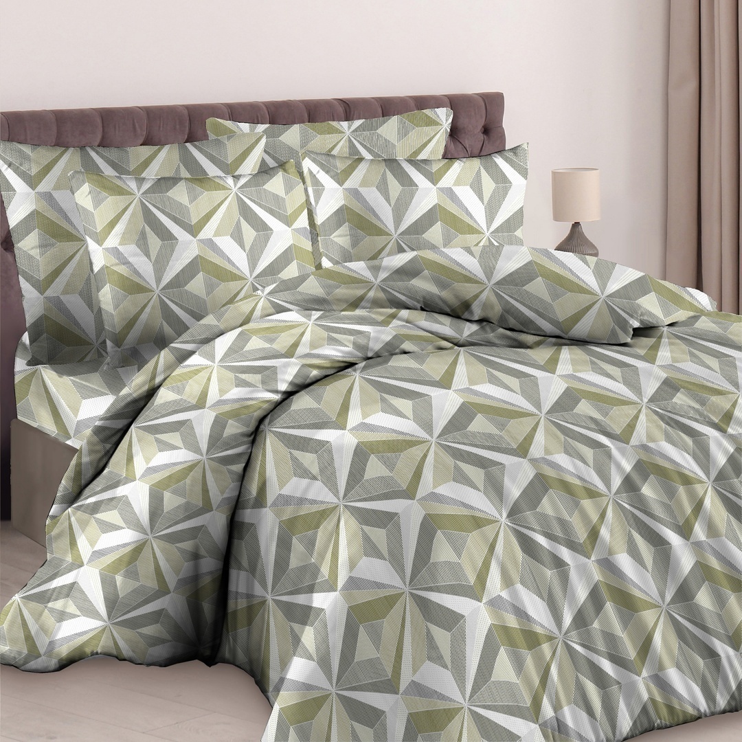 Простыня 1,5сп (150*210) бязь 125гр Реноме 2350-1 Сет (арт.35/103)