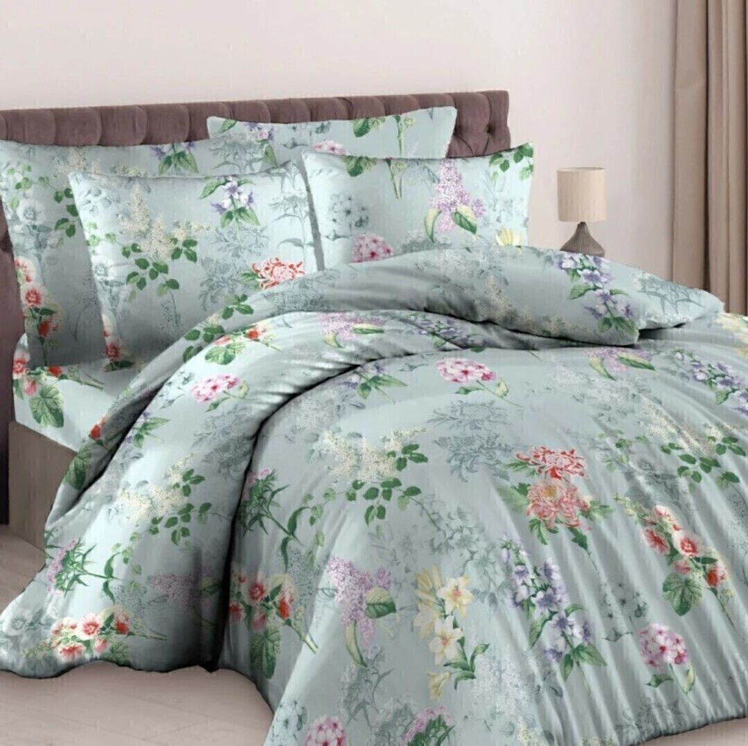 Простыня 1,5сп (150*210) бязь 125гр Реноме 10387-1 Маргаритка (арт.35/103)