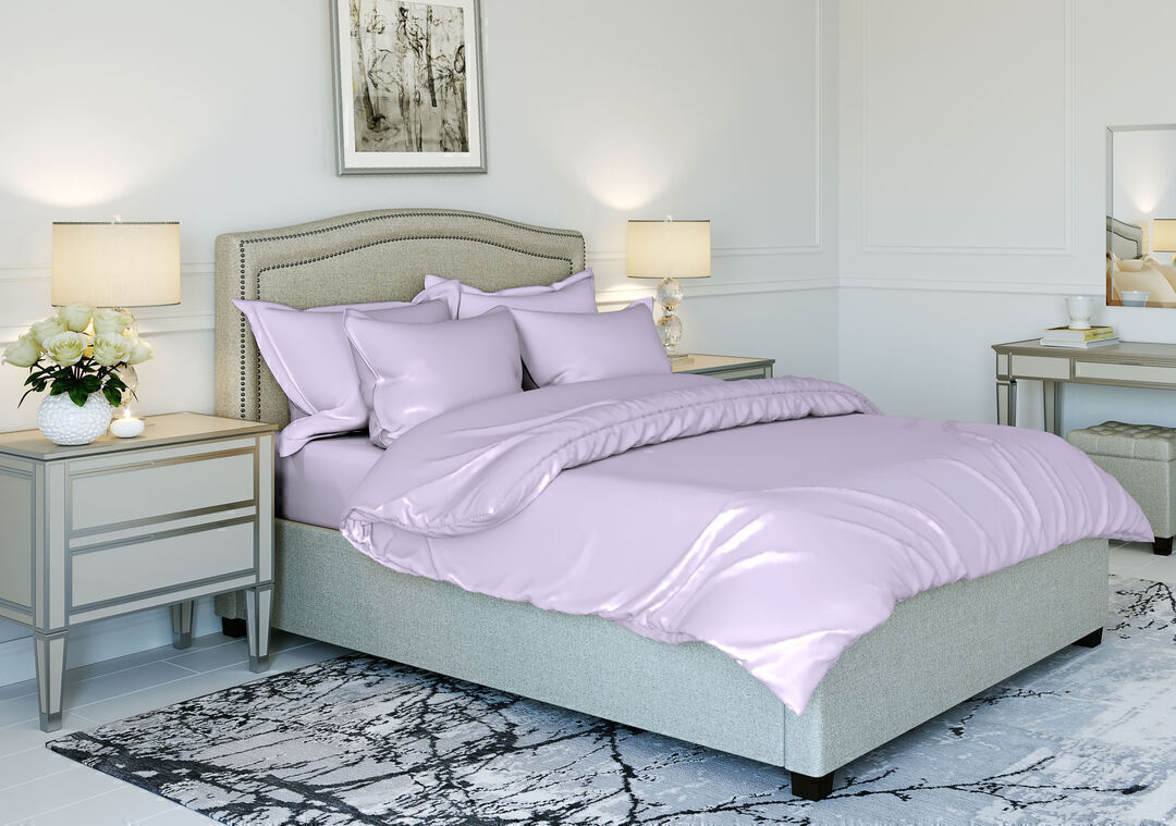 Простыня 1,5сп (150*220) поплин однотонный Реноме 150*220, лаванда (арт.02/105)