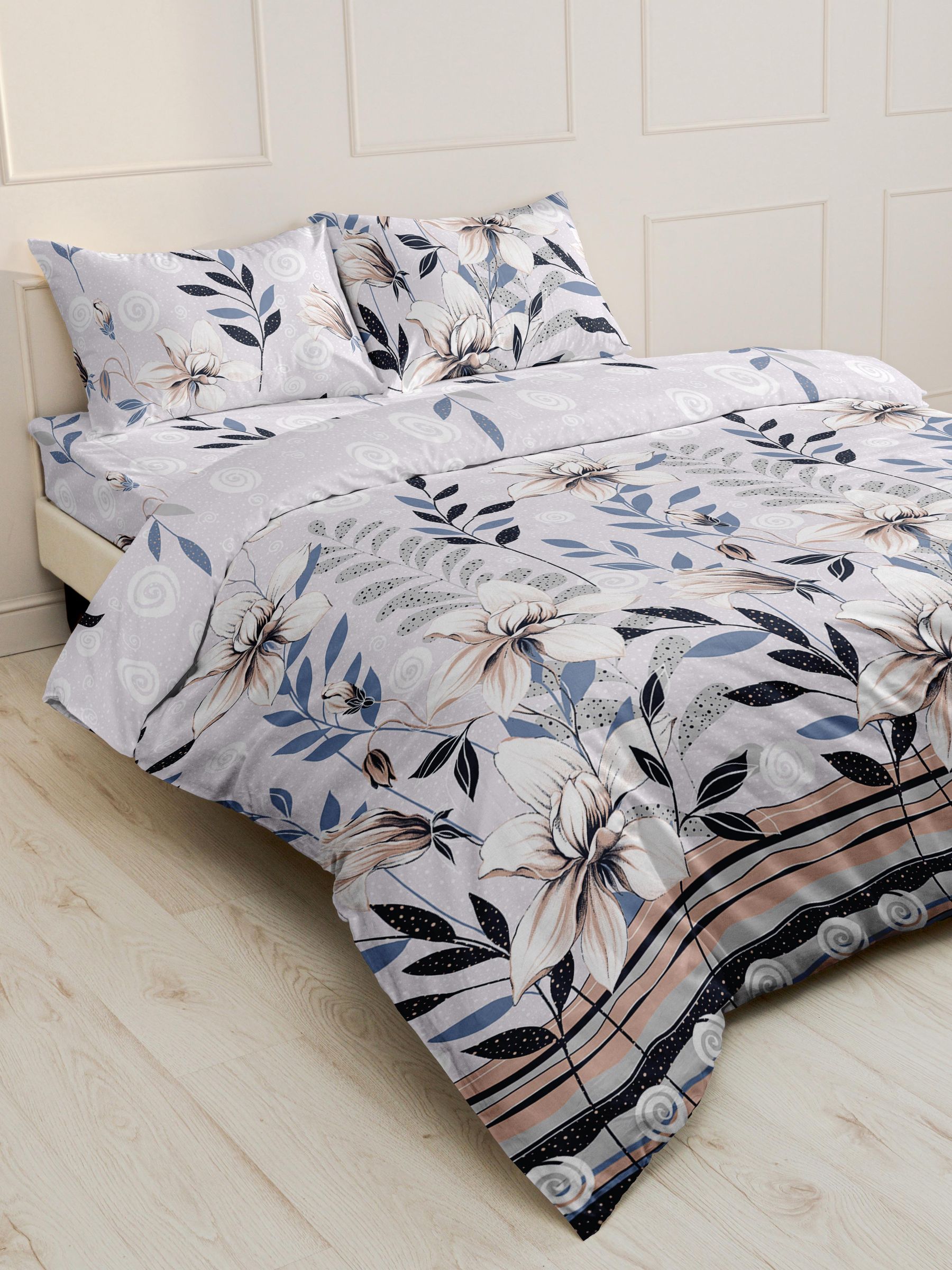 Пододеяльник евро (210*226) бязь Шуя Реноме 85891 (арт.61/121)