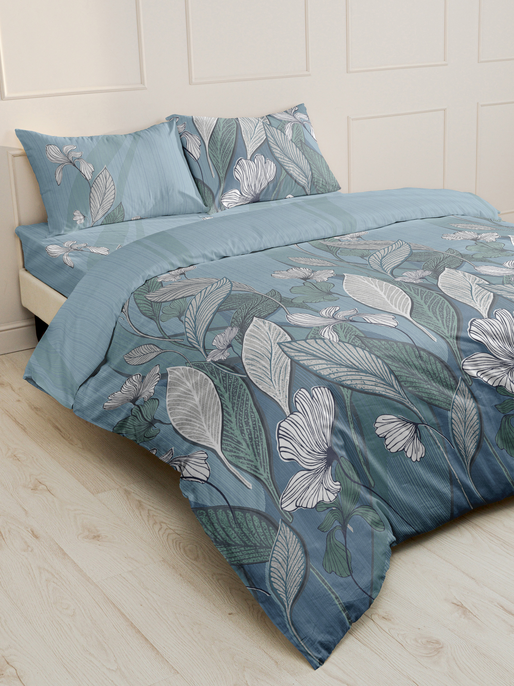 Простыня евро (220*240) бязь Шуя Реноме 217421 (арт.61/120)