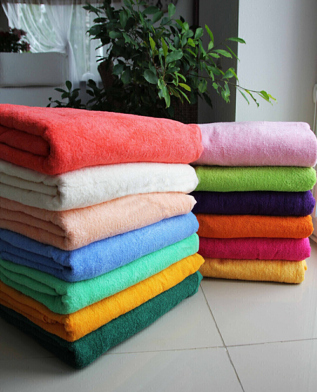 Простыня махровая 155*220 Туркменистан в ассортименте (арт.43/007)