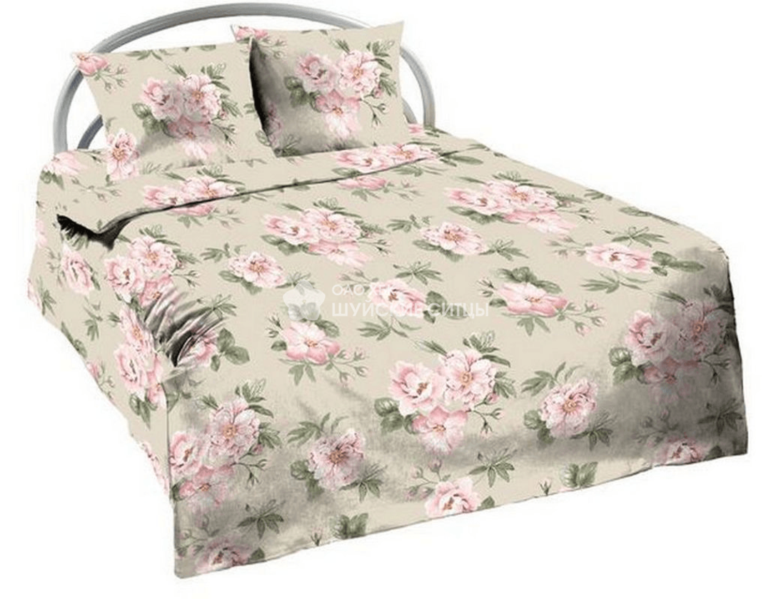 Простыня евро (220*240) бязь Шуя Реноме 74181 (арт.61/120)