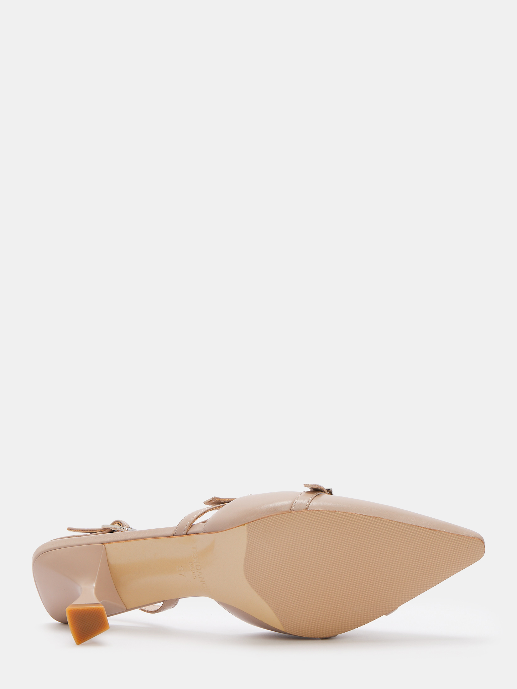 Женские туфли с открытой пяткой (слинг-бэк) TENDANCE 4626827, розовато-бежевый