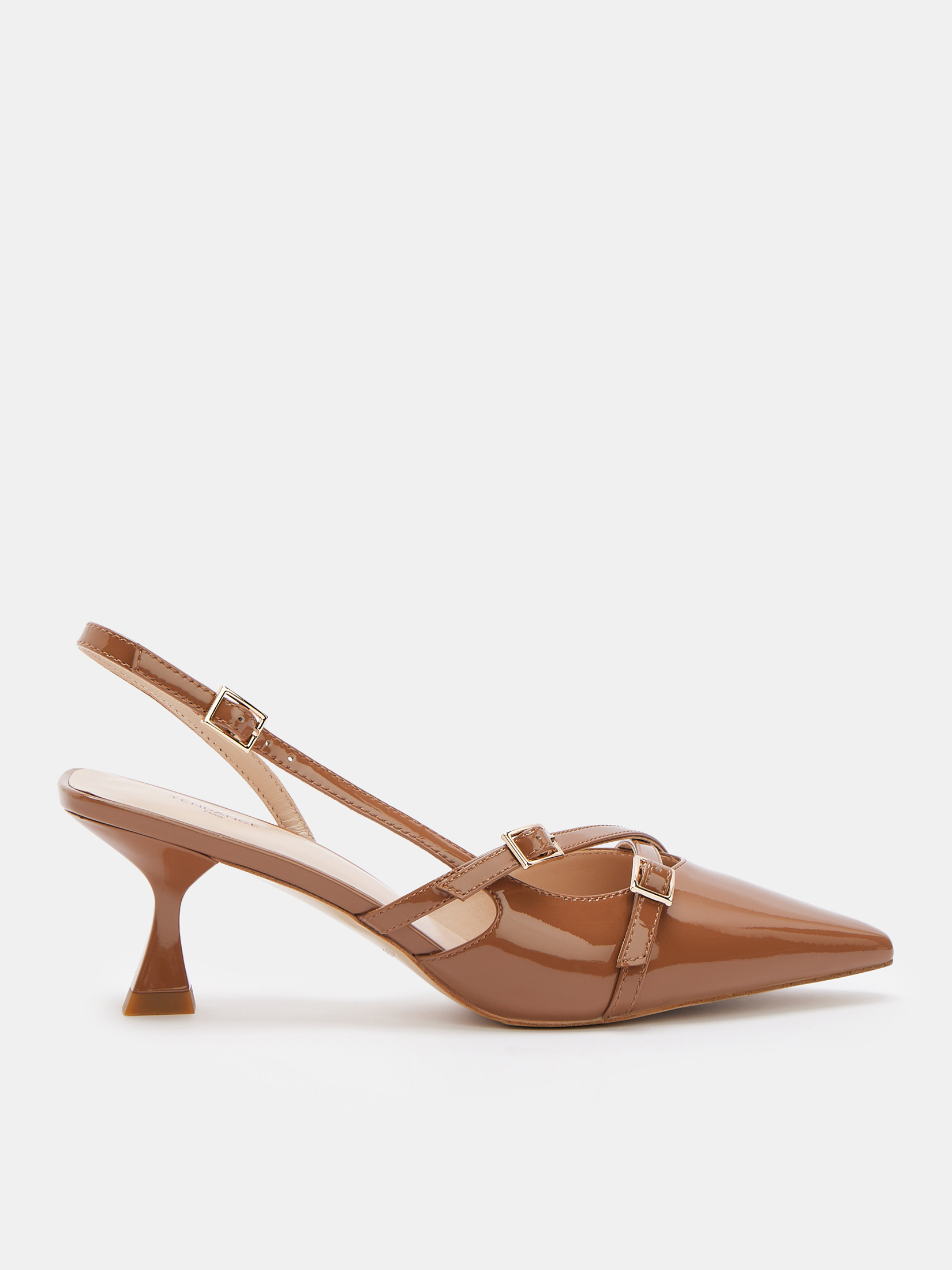 Женские туфли с открытой пяткой (слинг-бэк) TENDANCE 4626802, светло-коричневый