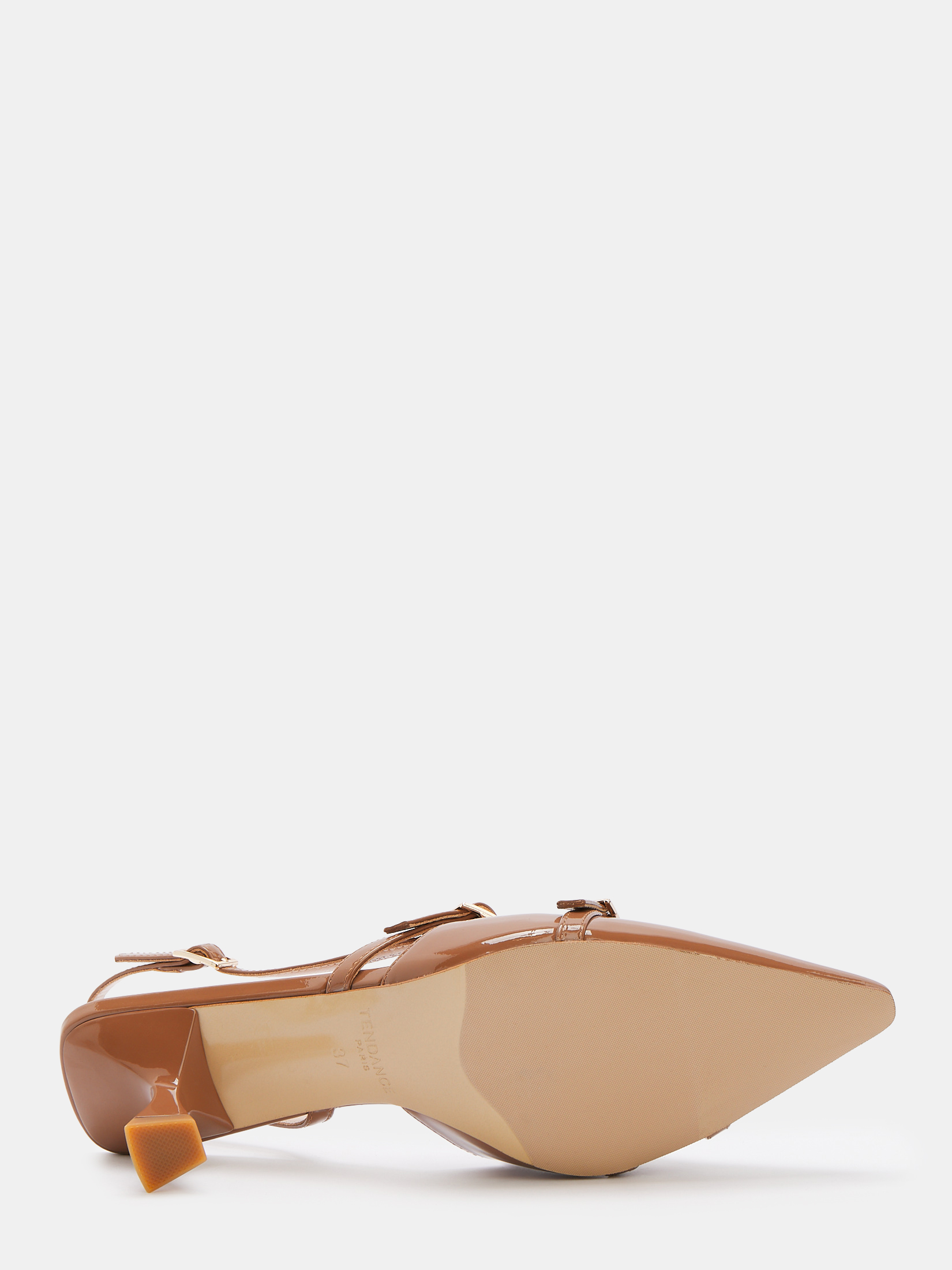 Женские туфли с открытой пяткой (слинг-бэк) TENDANCE 4626802, светло-коричневый