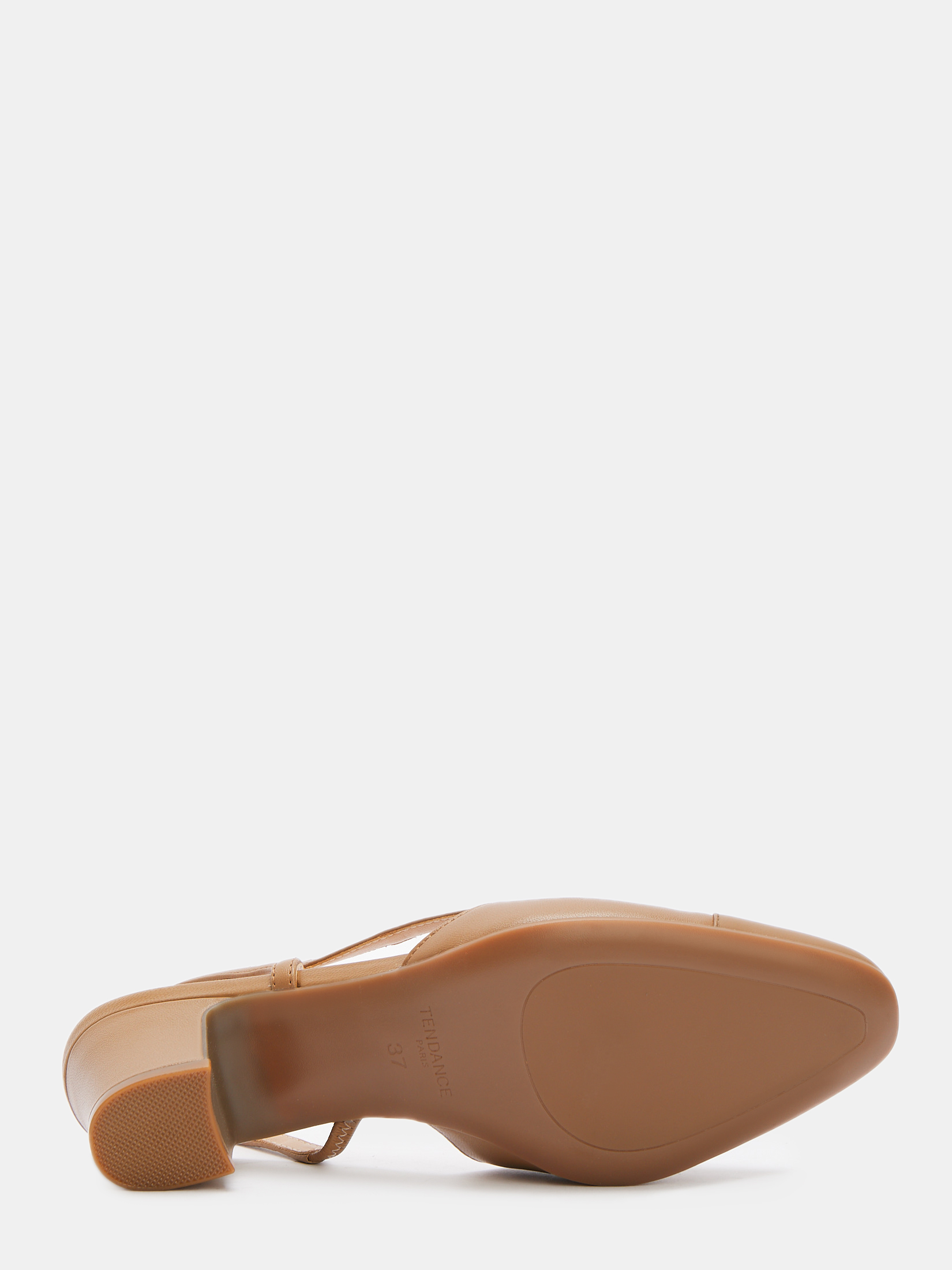 Женские туфли с открытой пяткой (слинг-бэк) TENDANCE 4686084, коричневый