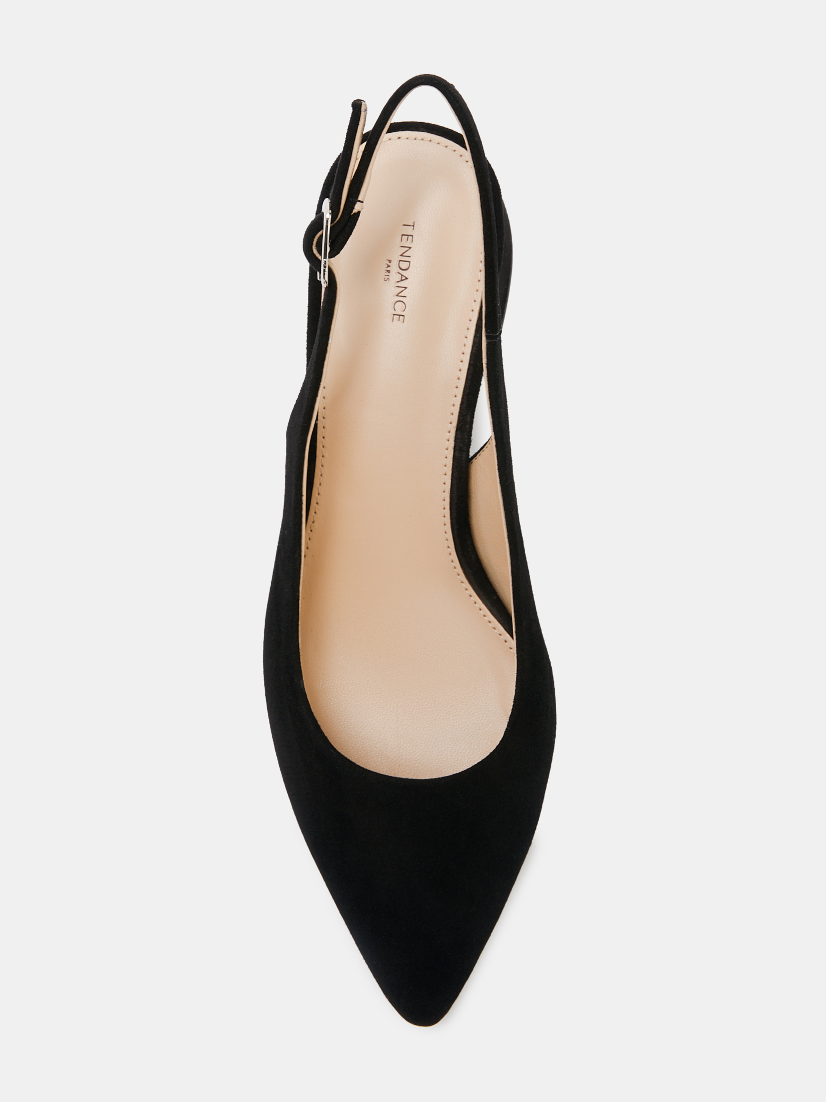 Женские туфли с открытой пяткой (слинг-бэк) TENDANCE 4476652, черный