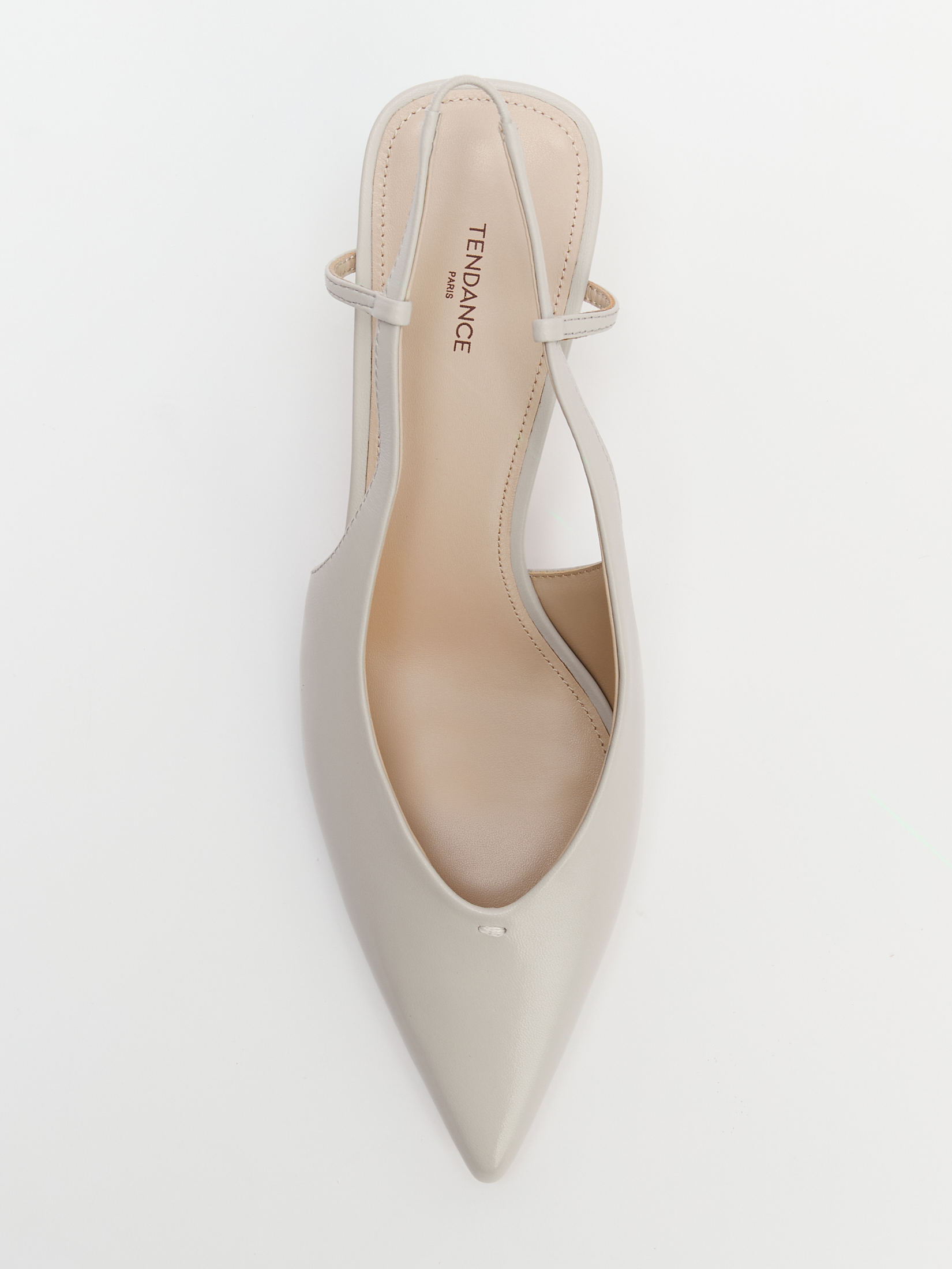 Женские туфли с открытой пяткой (слинг-бэк) TENDANCE 4343934, бледно-серый