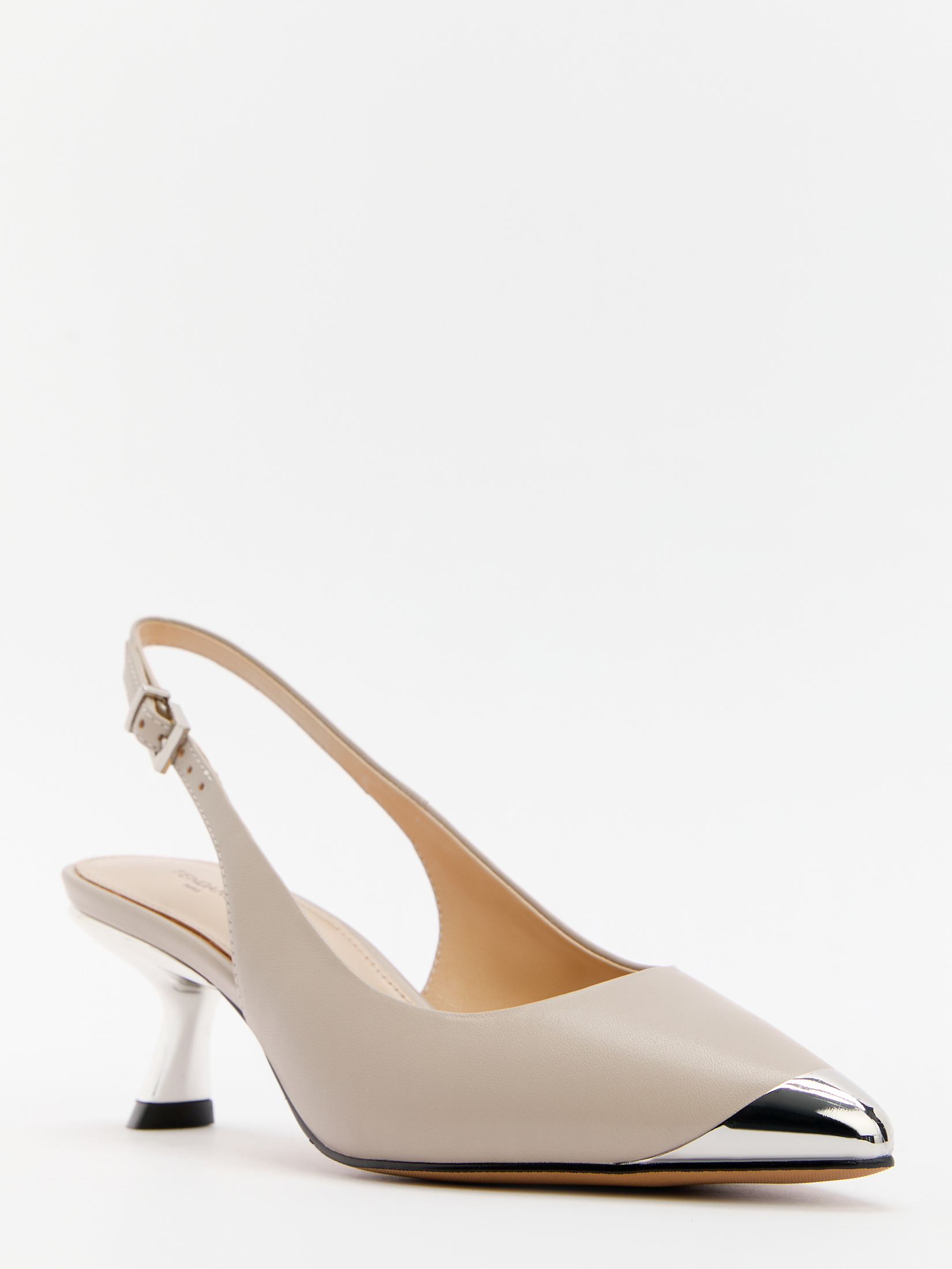 Женские туфли с открытой пяткой (слинг-бэк) TENDANCE 4470826, пыльно-бежевый