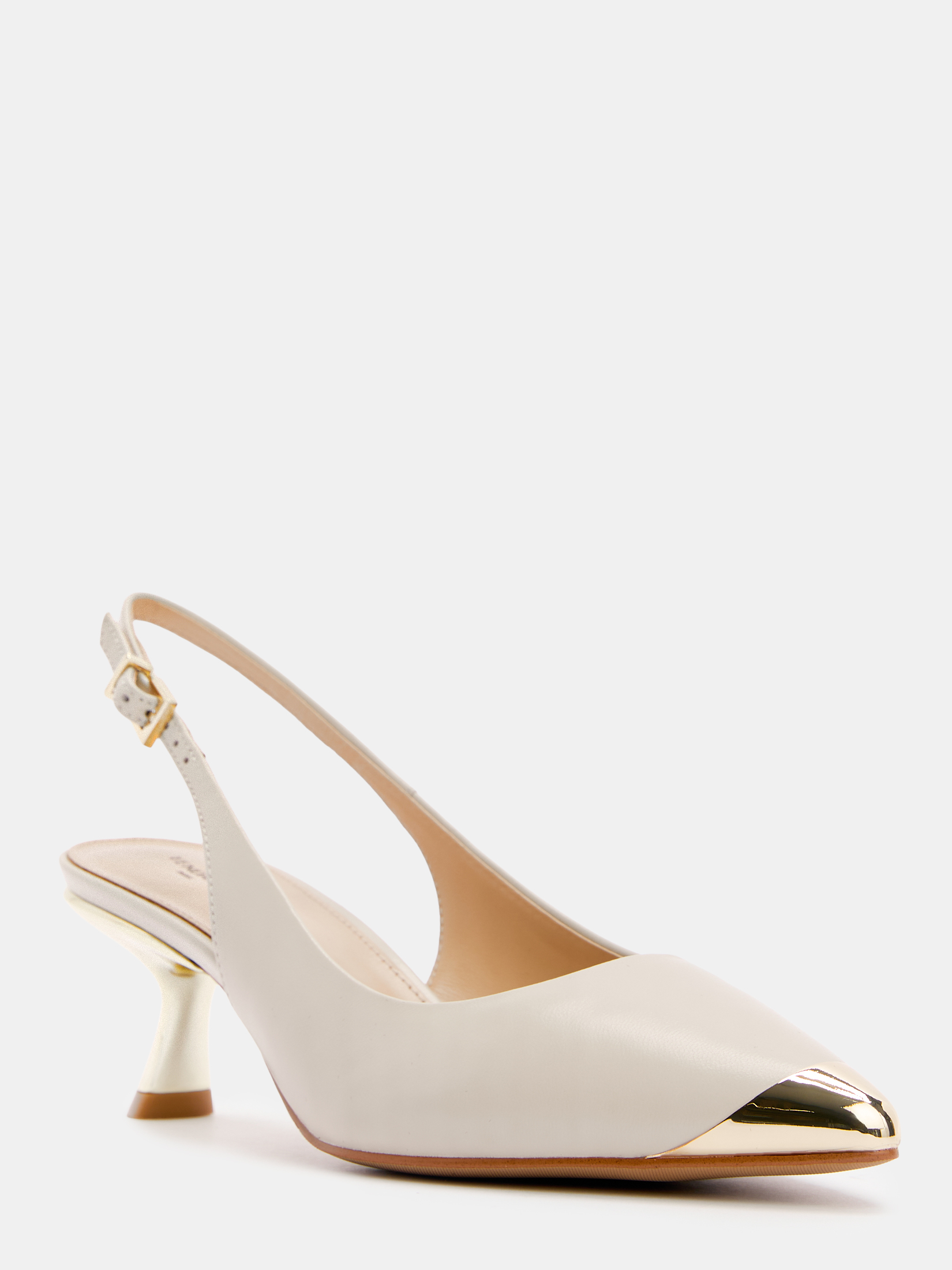 Женские туфли с открытой пяткой (слинг-бэк) TENDANCE 4470866, молочно-бежевый