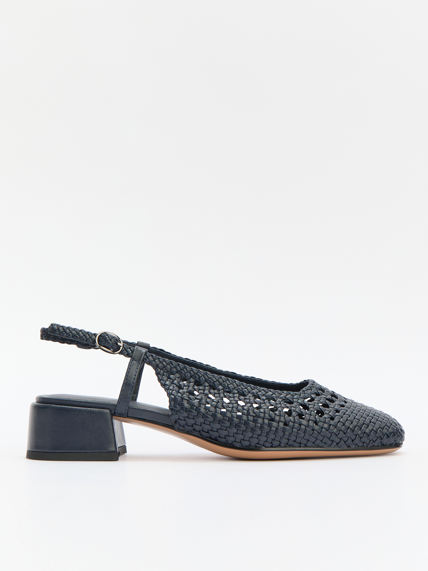 Женские туфли с открытой пяткой (слинг-бэк) TENDANCE 4460820, темно-синий