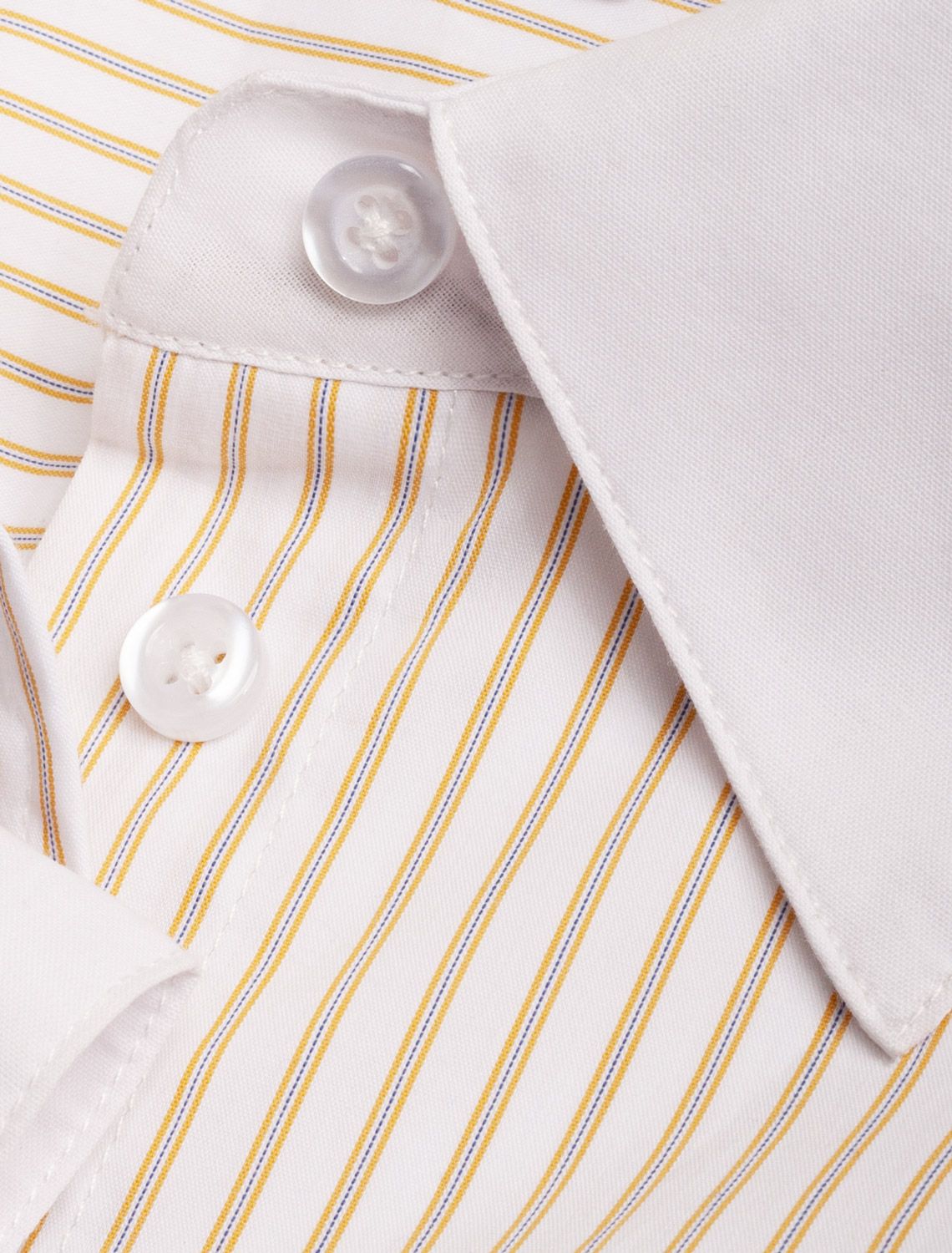 Блузка приталенного силуэта в полоску из эластичного хлопка