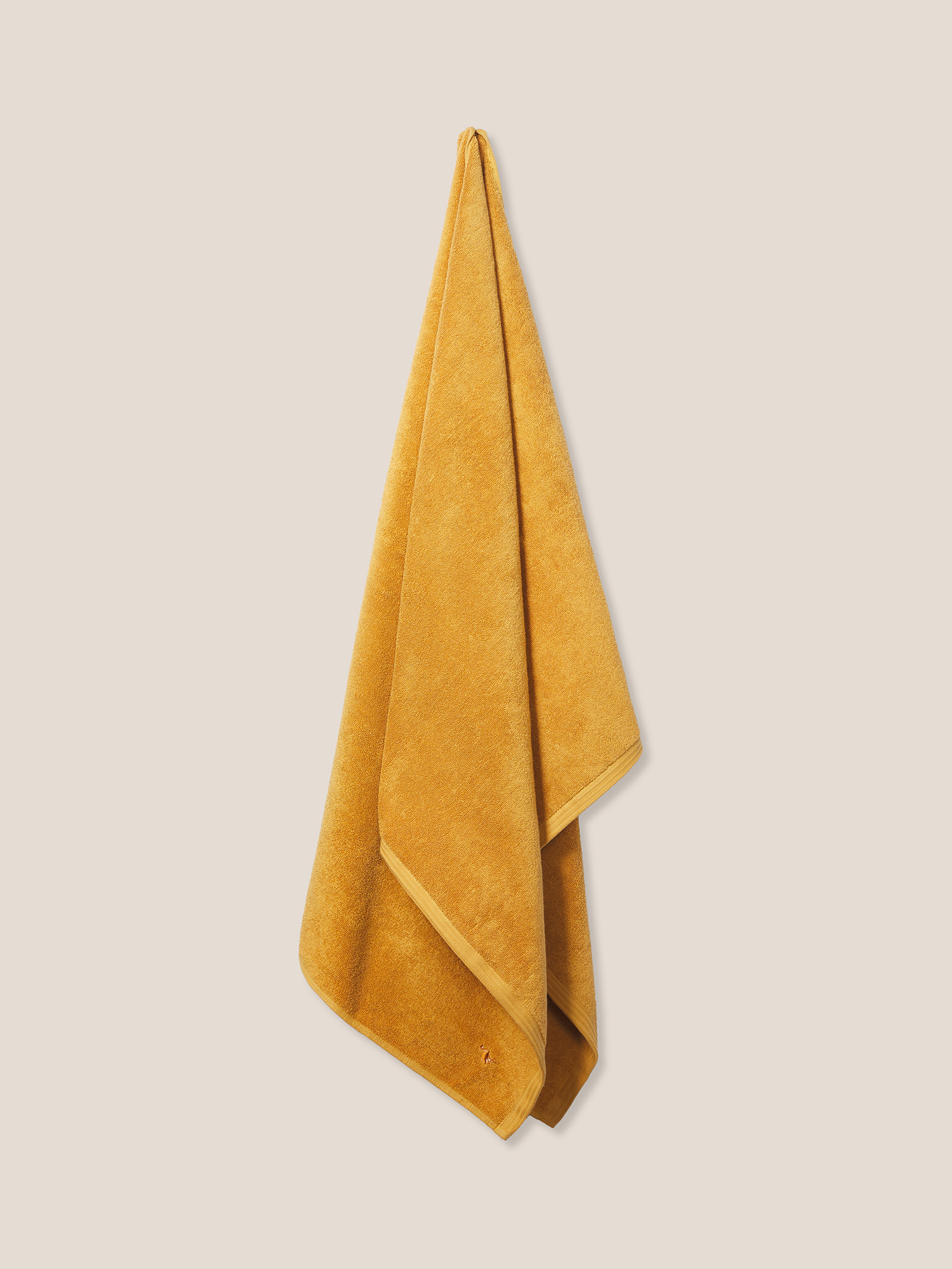 Махровое банное полотенце 100x150 MAISON DAVID 4691174, горчичный