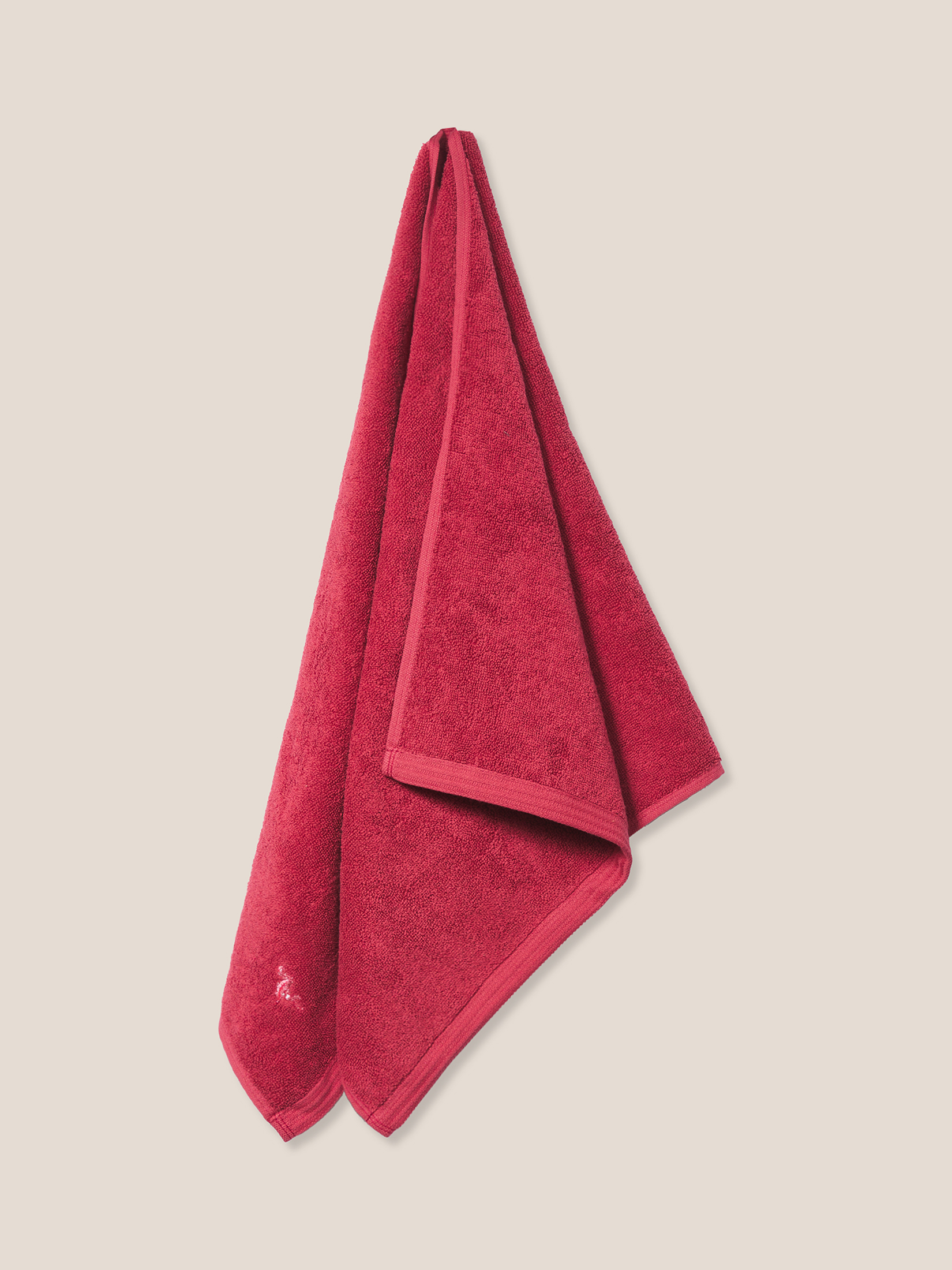 Махровое банное полотенце 50x100 MAISON DAVID 4690705, красный