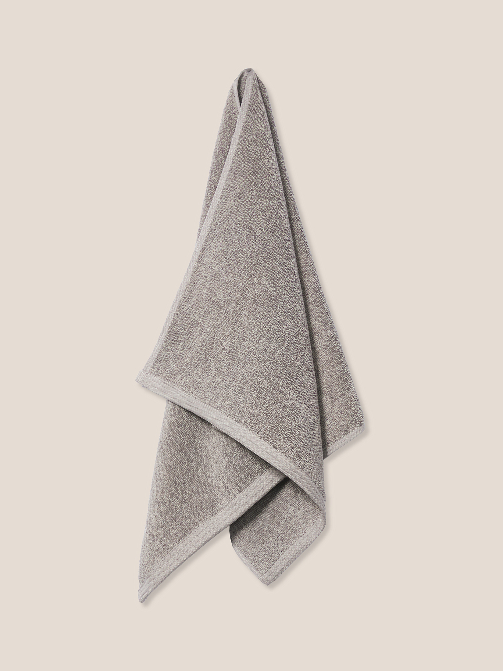 Махровое банное полотенце 50x100 MAISON DAVID 4690622, коричнево-серый