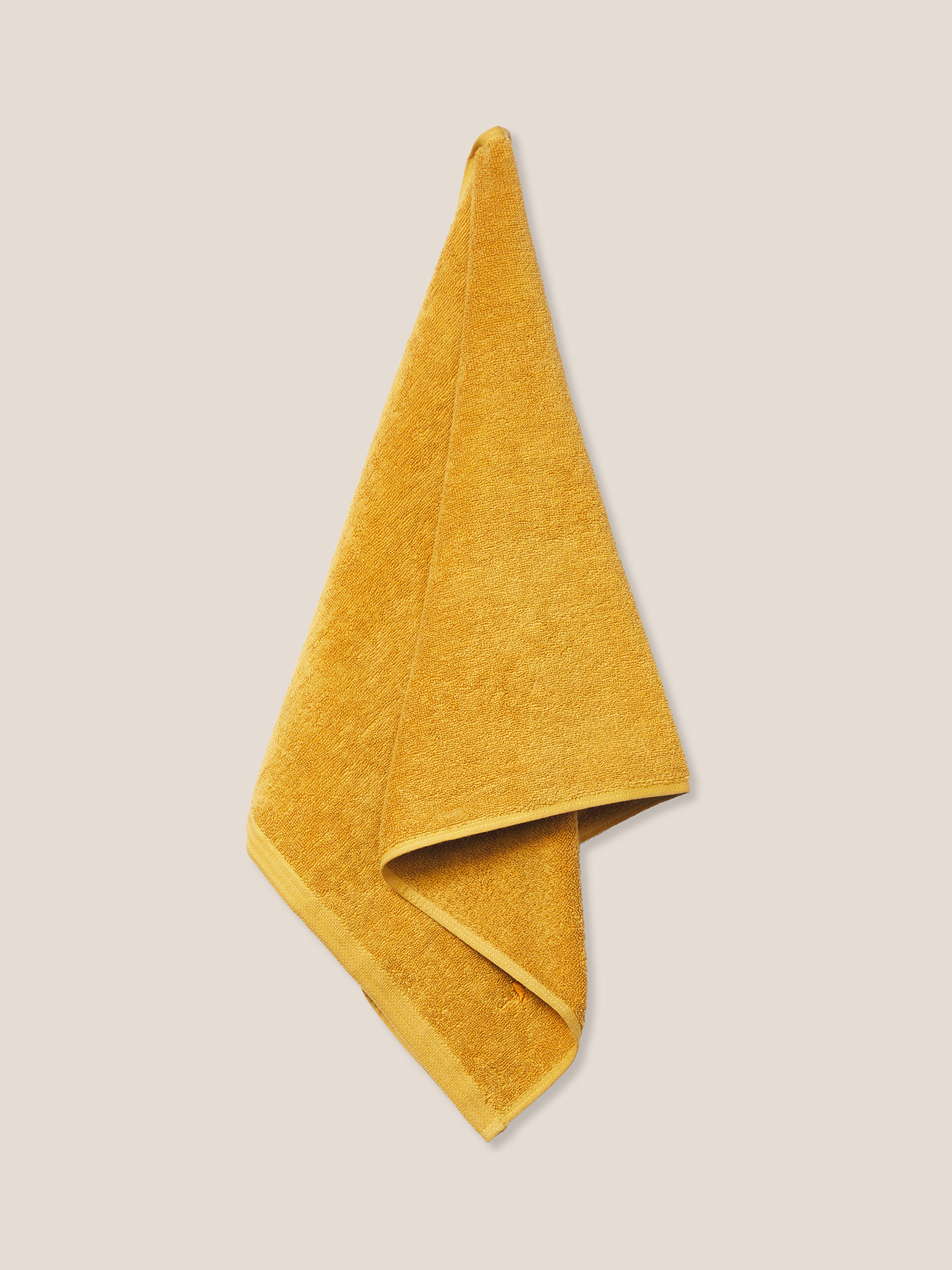 Махровое банное полотенце 50x100 MAISON DAVID 4690639, горчичный