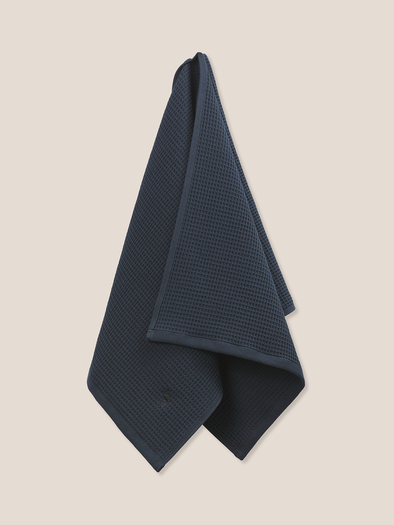 Вафельное полотенце для лица и рук 50x100 MAISON DAVID 4689600, черный