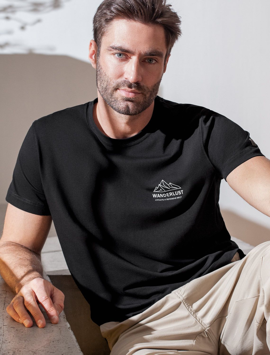 Футболка из премиального хлопка с авторским принтом