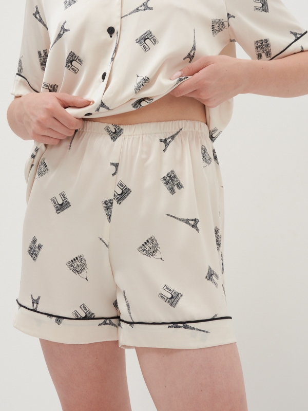 Шорты из армани-шелка OD-688-2