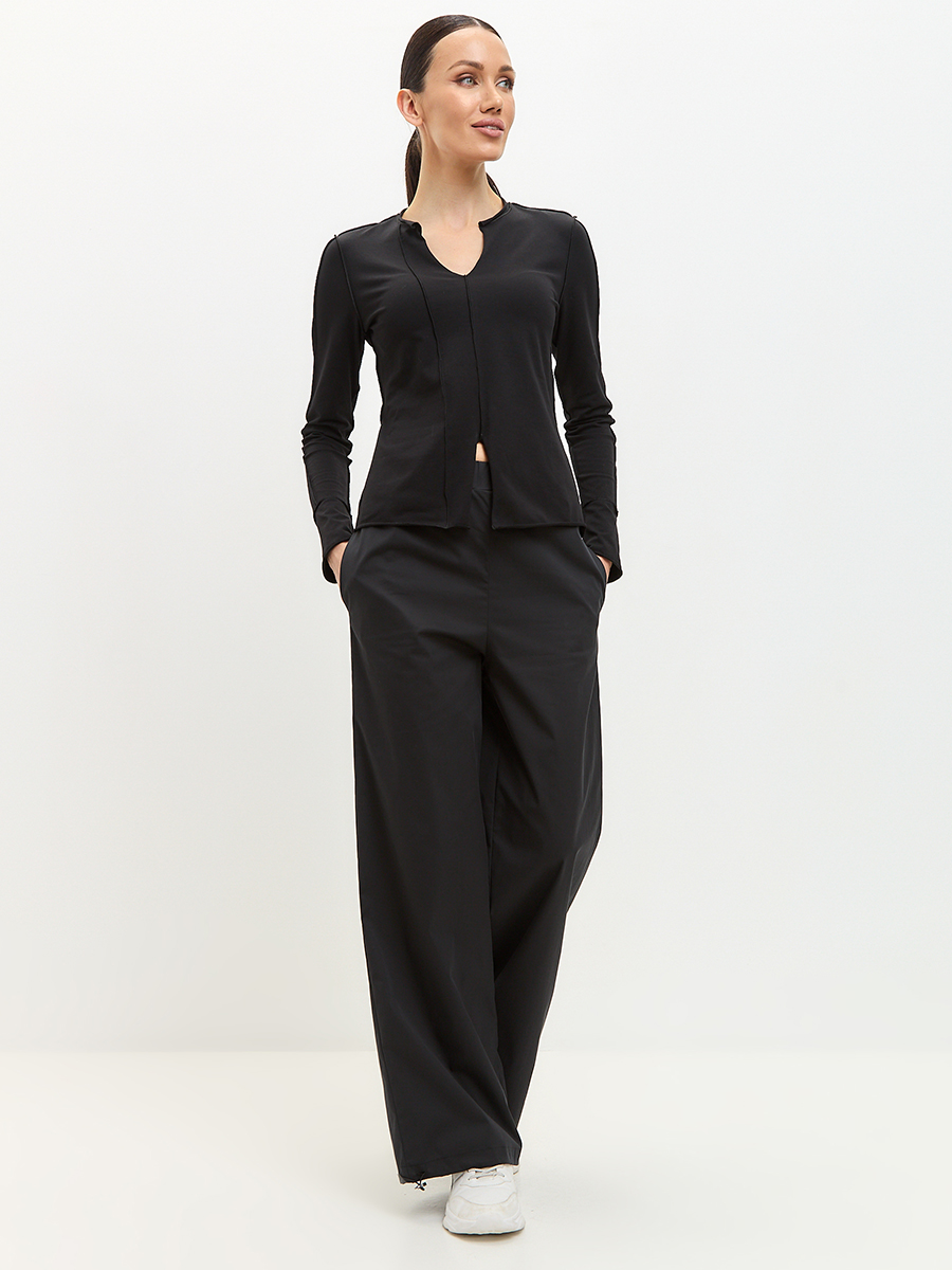 Брюки из хлопка OD-870-2 черный OD-870-2