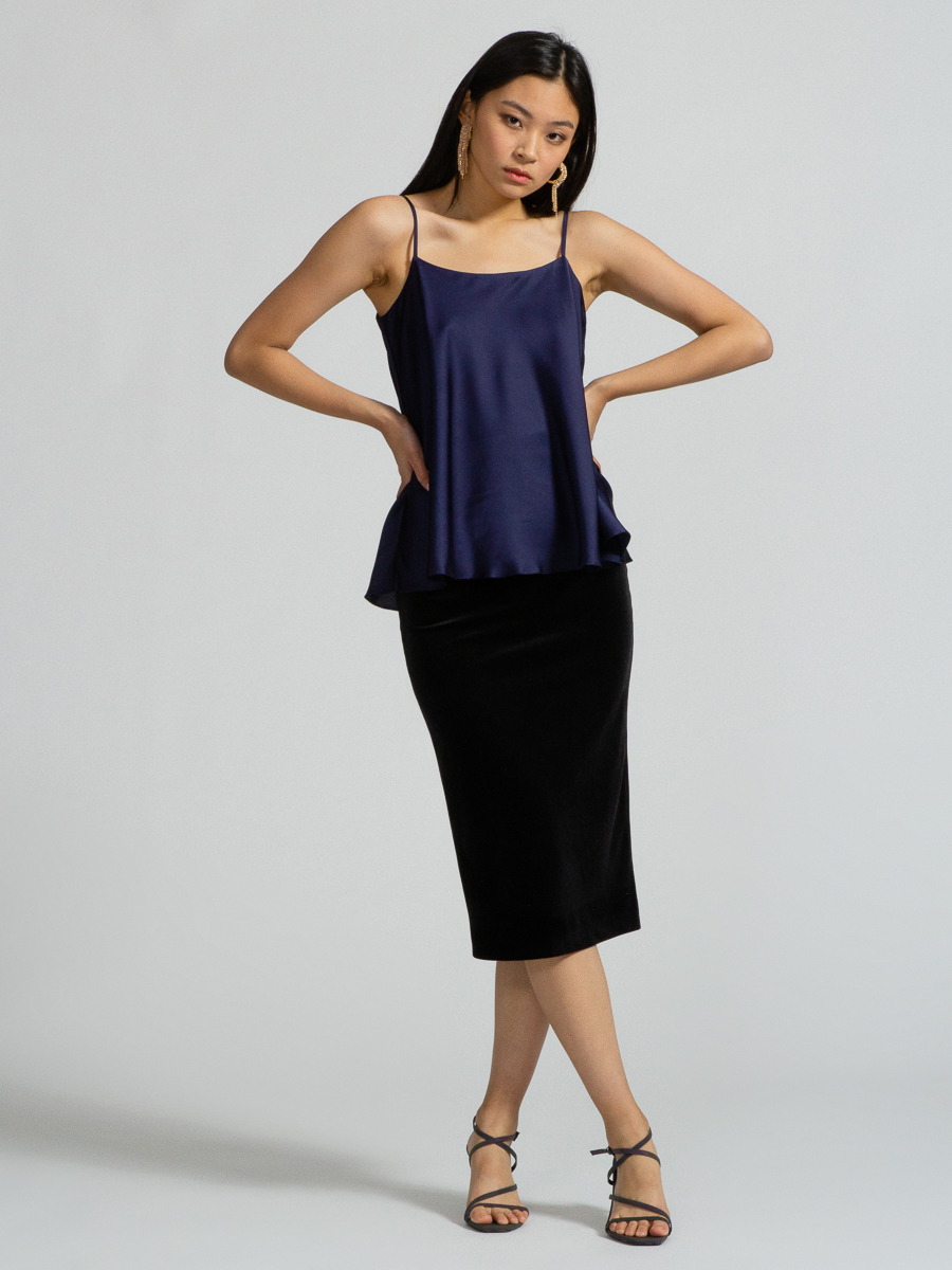 Топ широкий из атласа OD-448-1