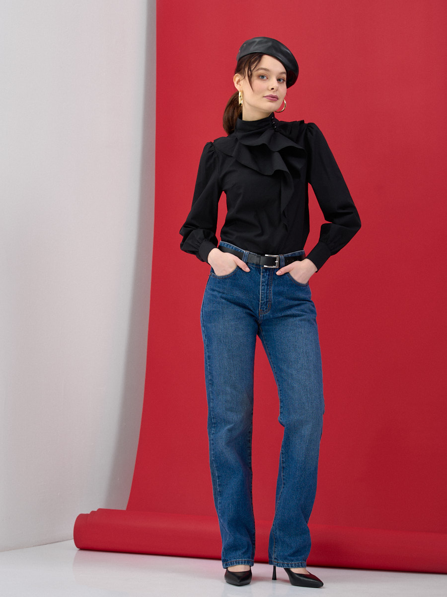 Блузка с жабо OD-750-1