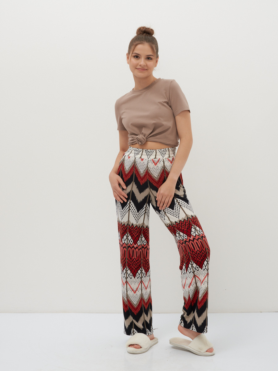 Брюки домашние с принтом OD-605-7