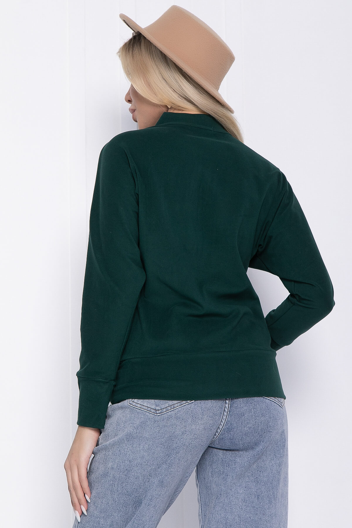 Джемпер Нежная история (изумруд) Б11947