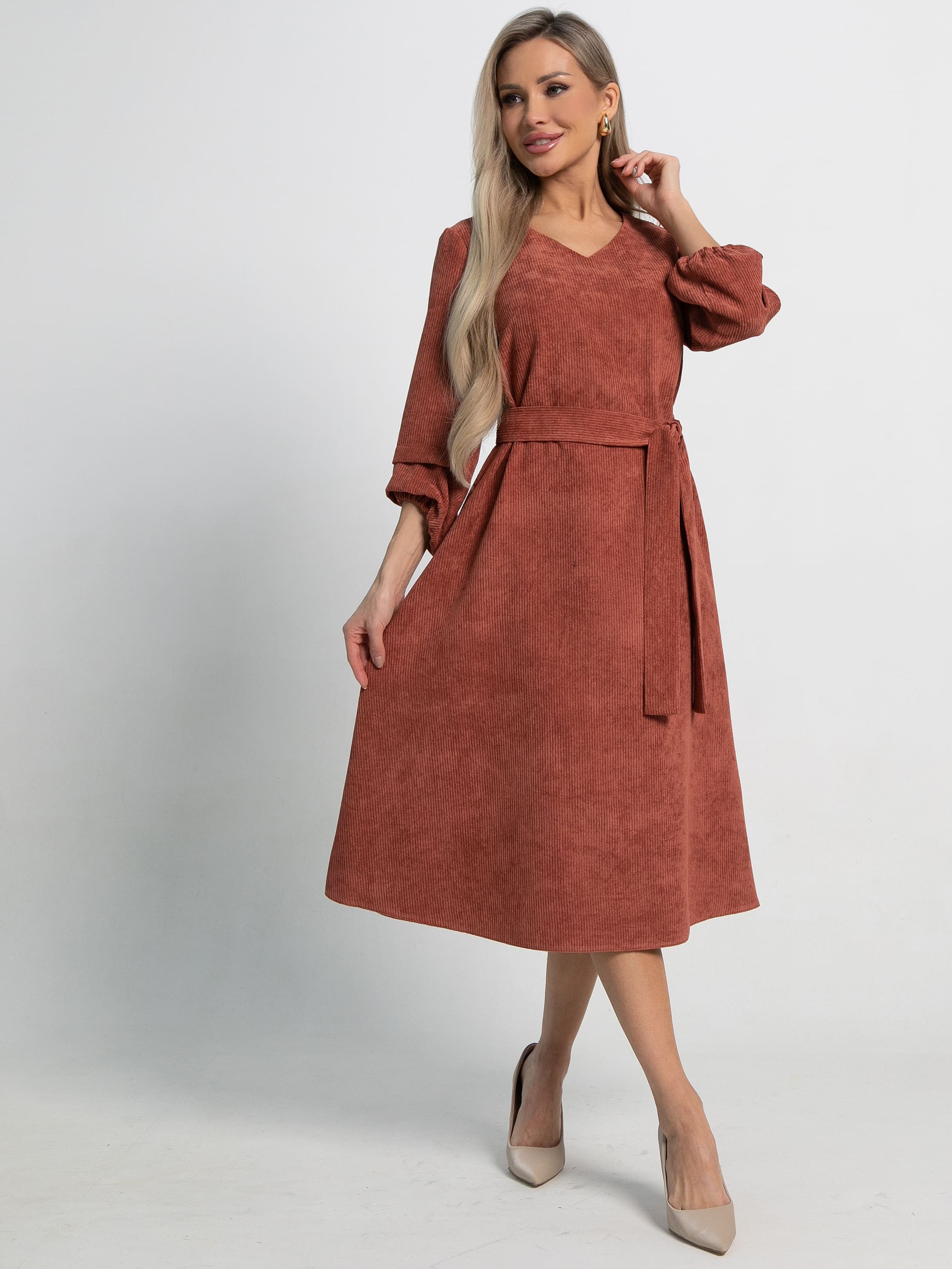 Платье Аглая (терракот) П15136-4М