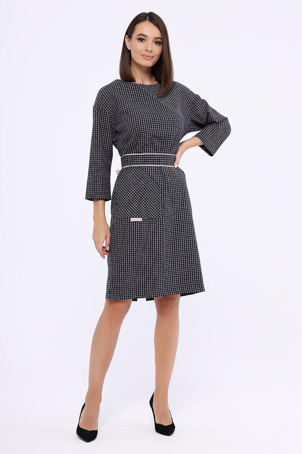 ст. цена2364руб.! VISERDI Платье 10247-срз 4111300синий