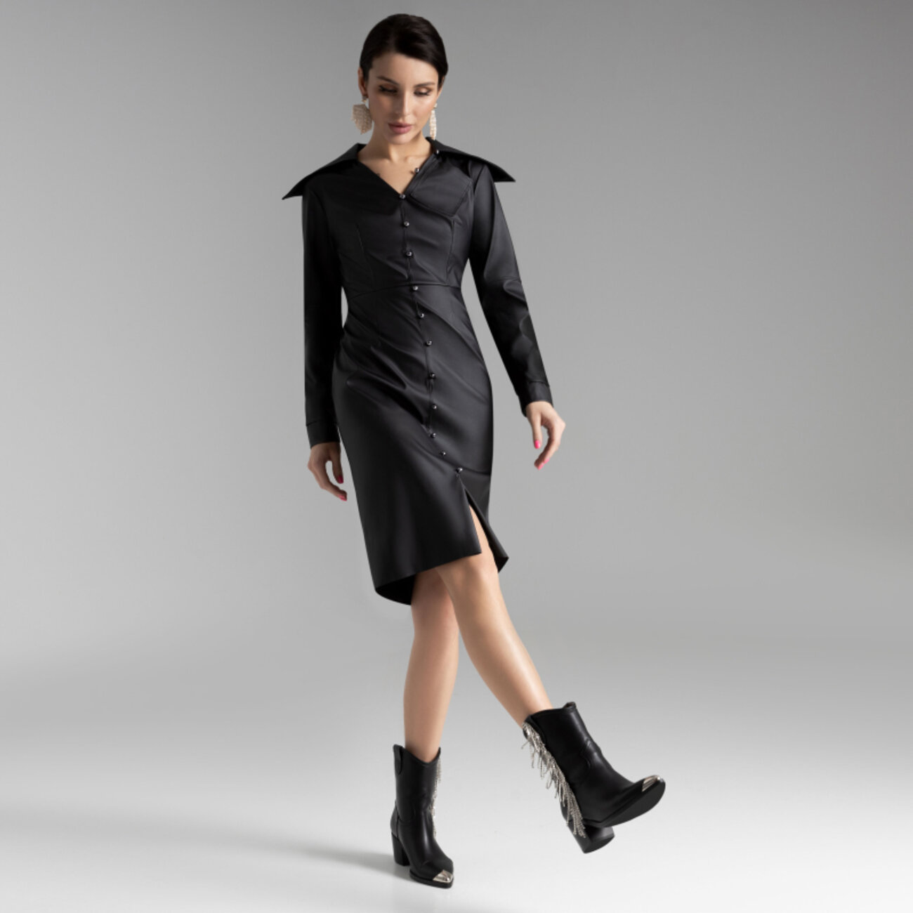 ст. цена3933руб.! CHARUTTI Платье 8163черный