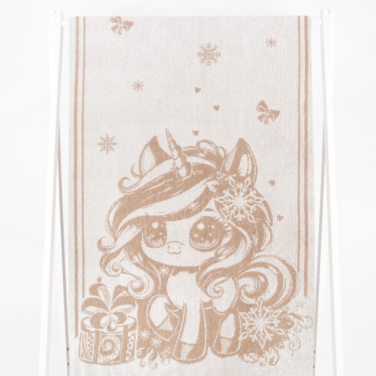 Полотенце махровое 6с102.511ж2 Аниме-единорог (лен3) 67х150см