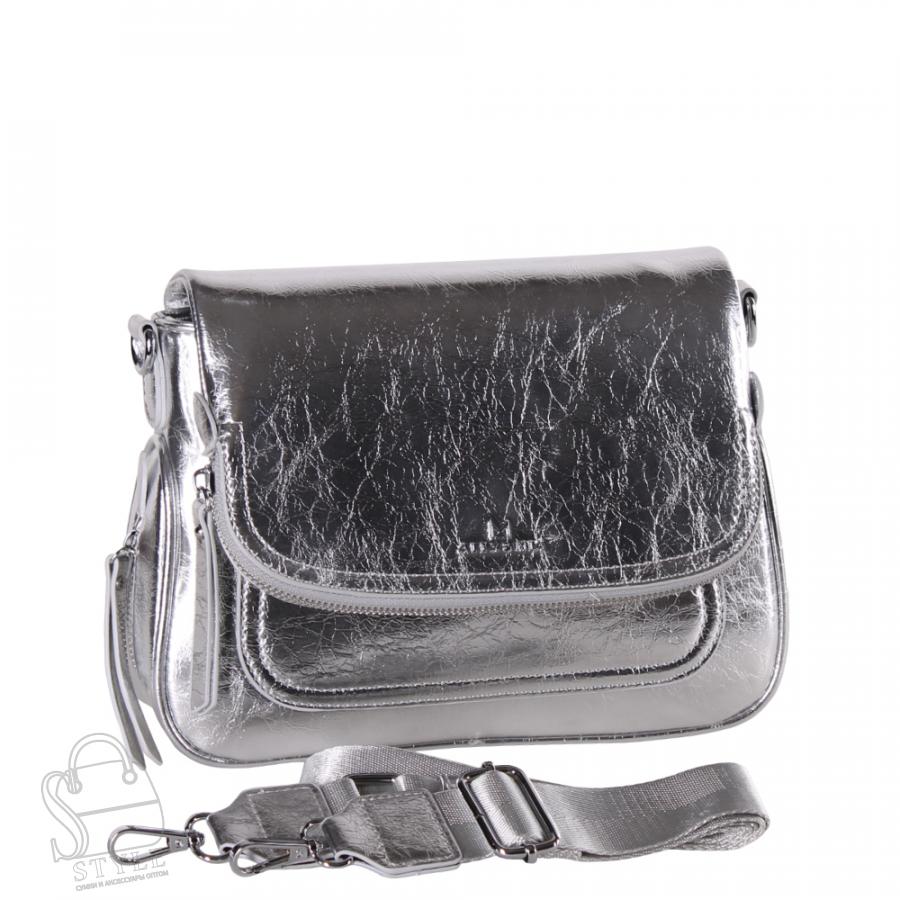 Сумка женская 8305-1CD silver Alex&Mia/30